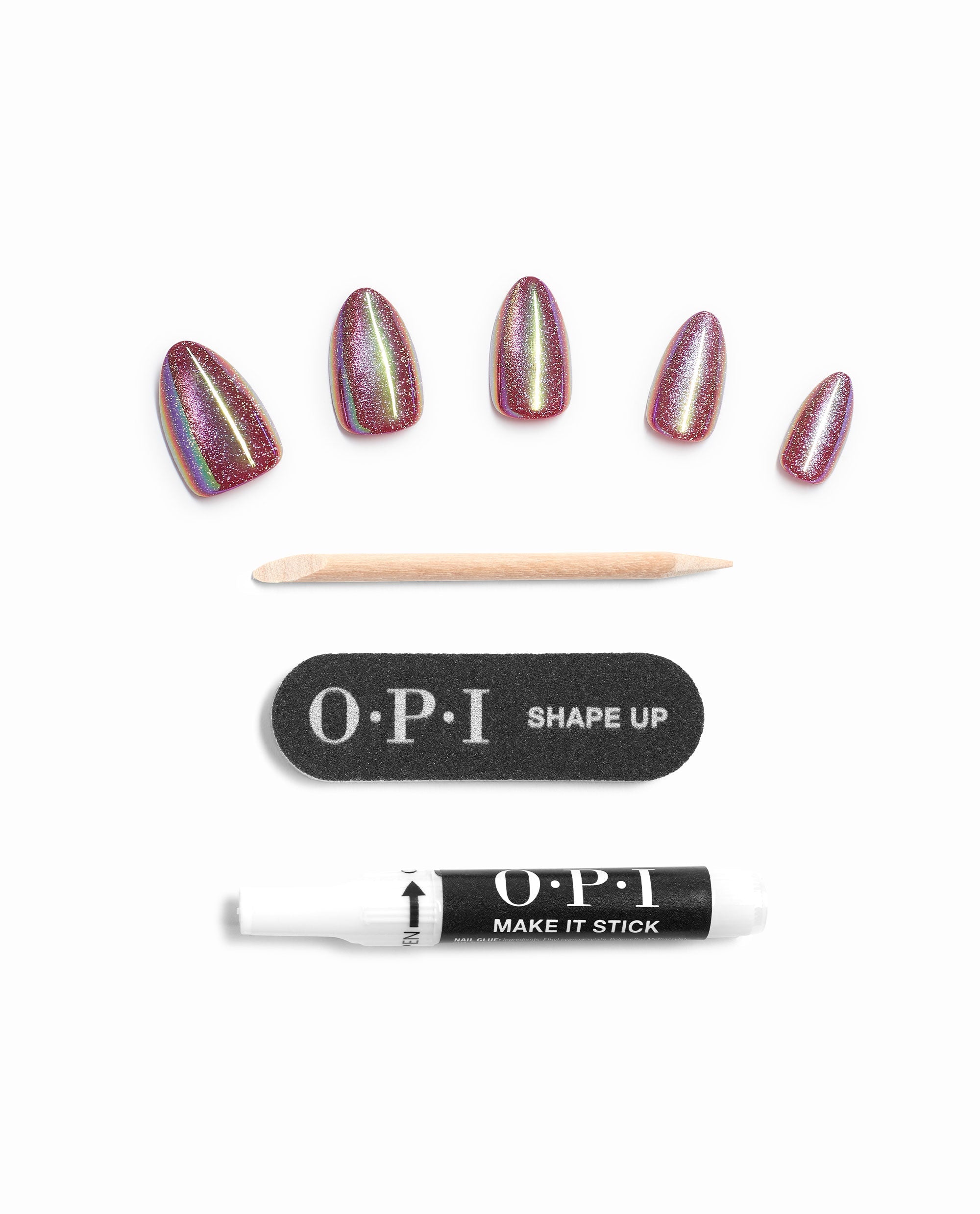 Chrome Like Whoa Press-on Nails Contents