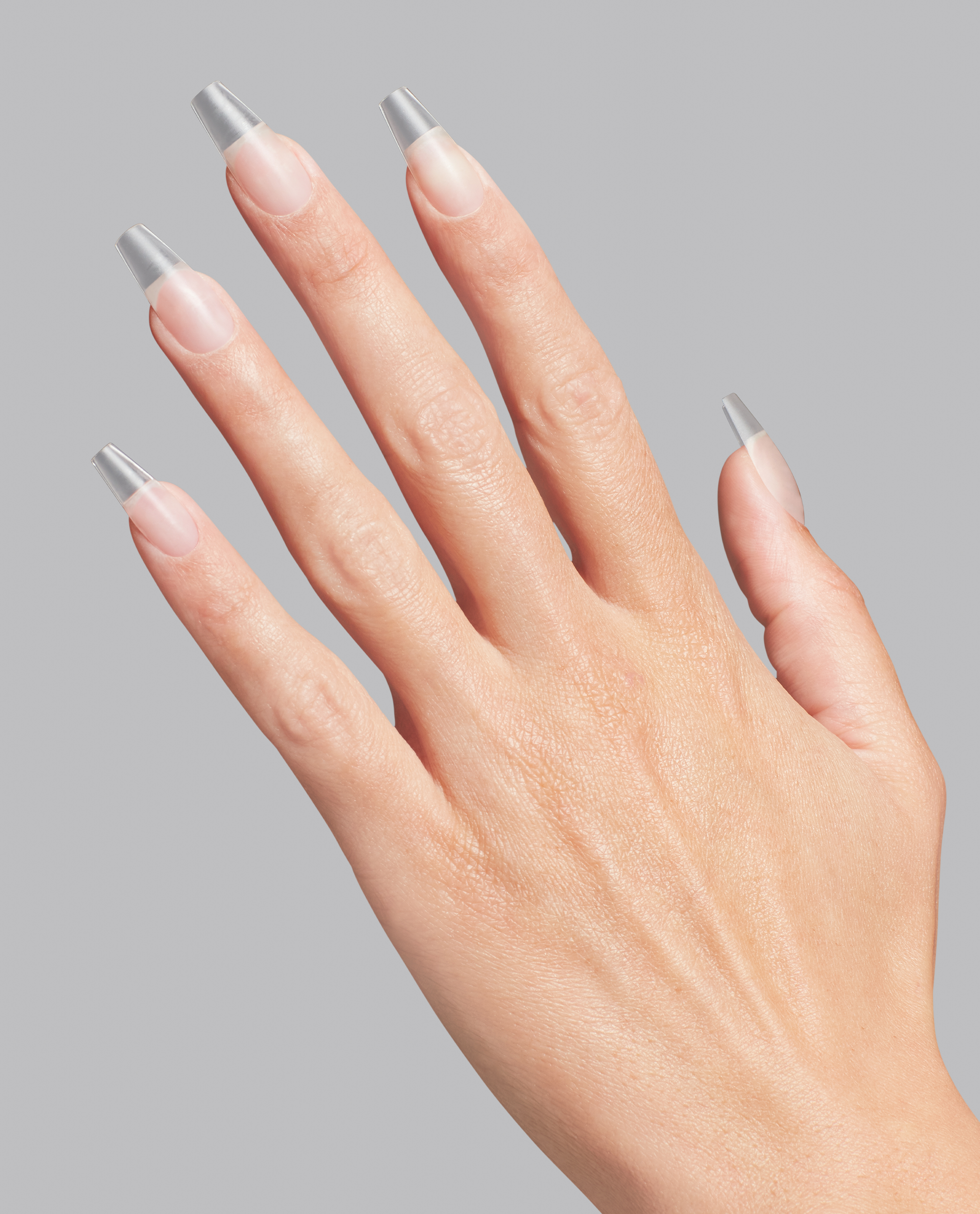 GELevate™ Soft Gel Tips - Coffin Shape Mani 1