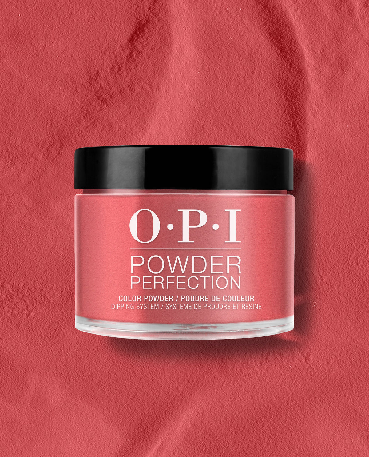 OPI Color So Hot It Berns Red Dipping Powder