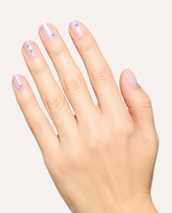 Cosmic Chic Light Purple Glitter Quick-Dry Nail Polish Mani