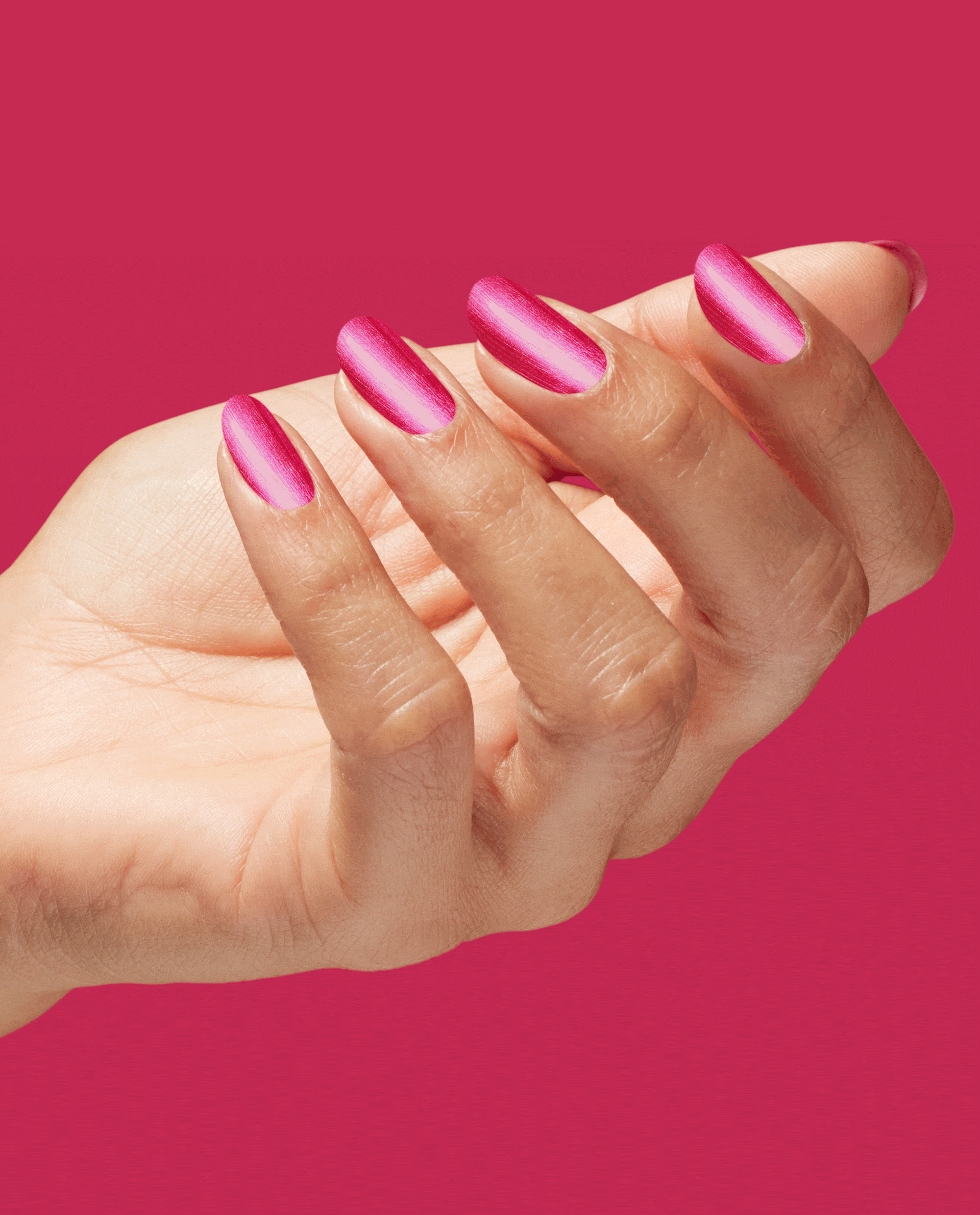 OPI Cyber Cherry on Top Gel Nail Polish gif