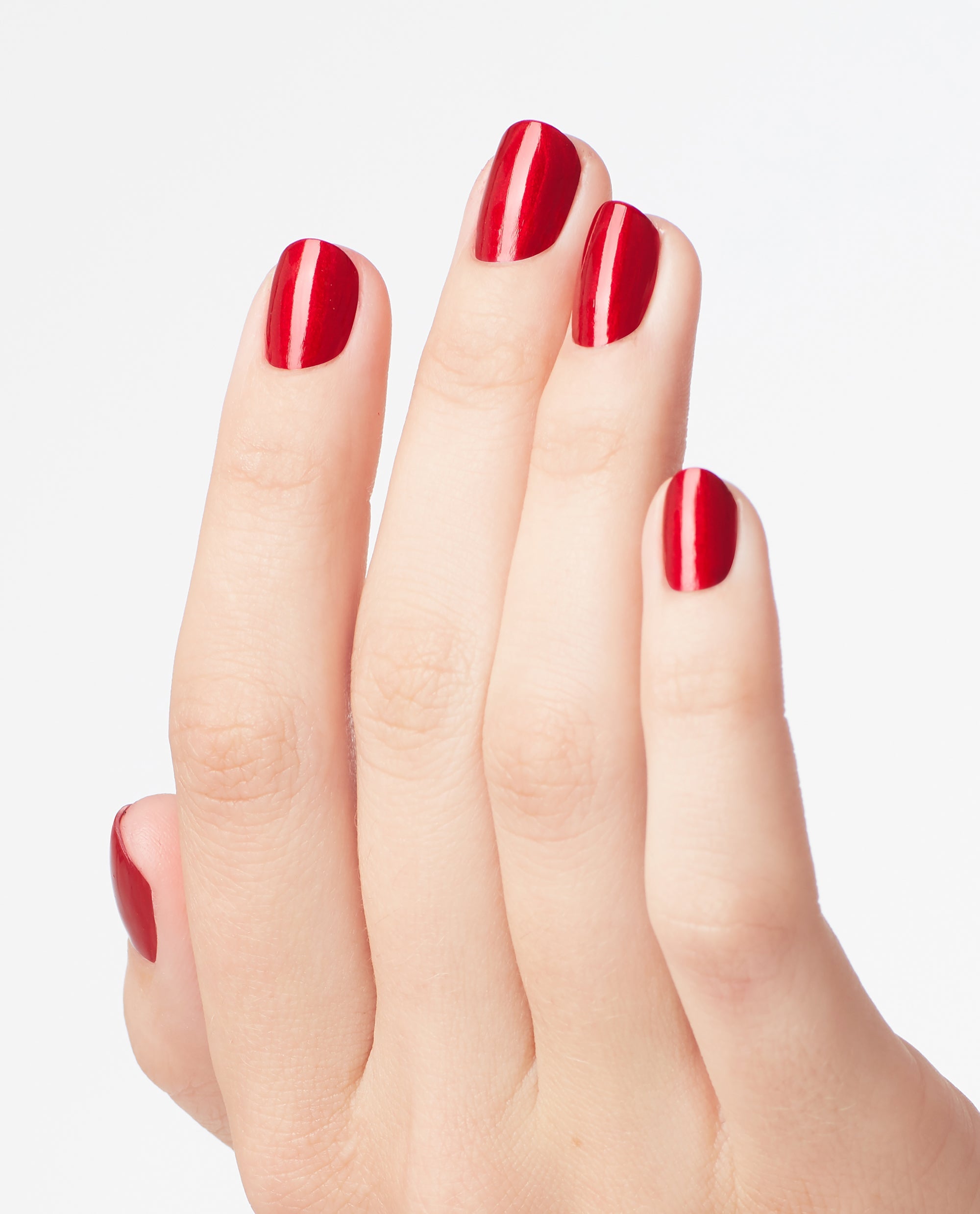 OPI Danke-Shiny Red Nail Polish Mani