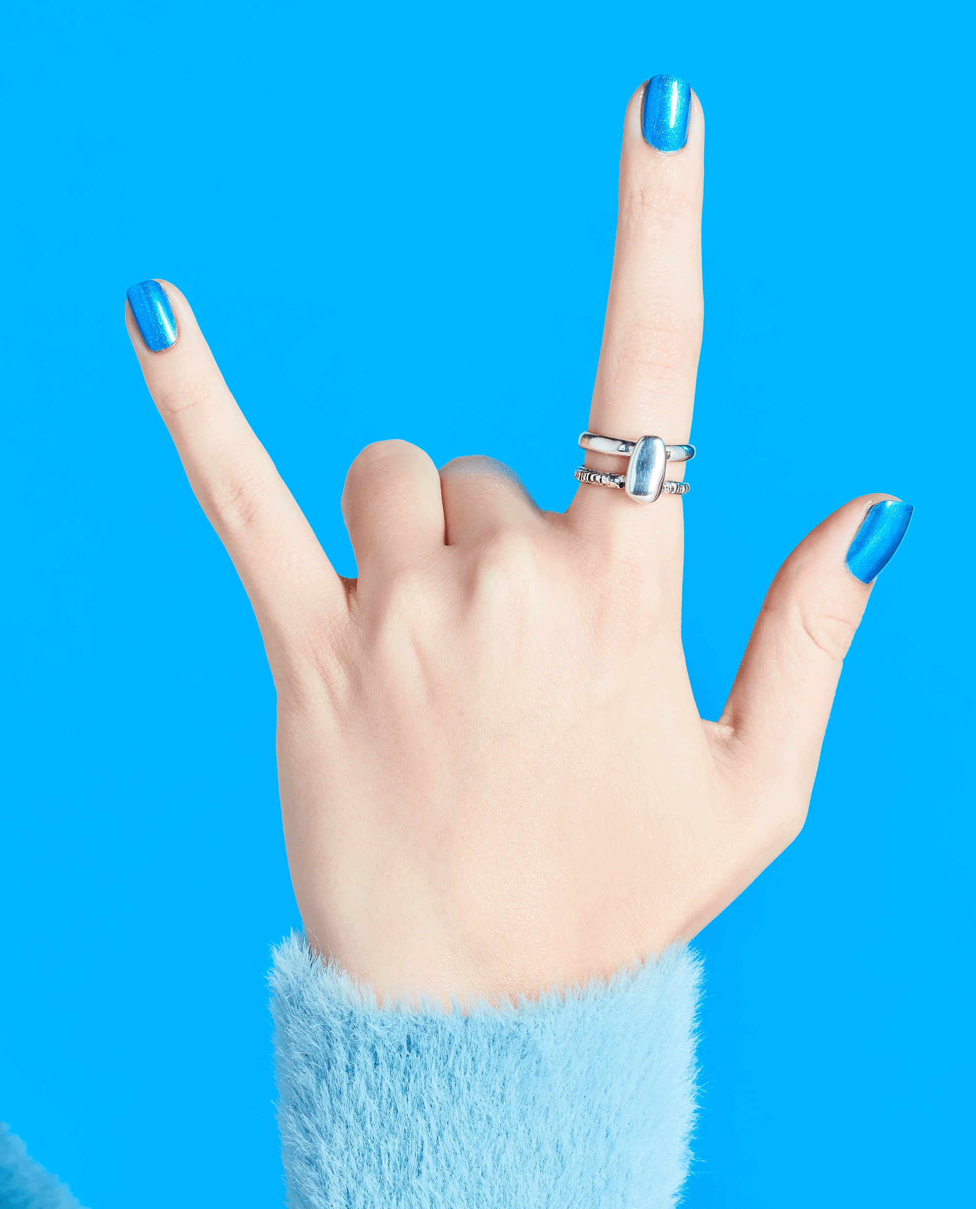 OPI Do You Sea What I Sea? Blue Nail Polish GIF