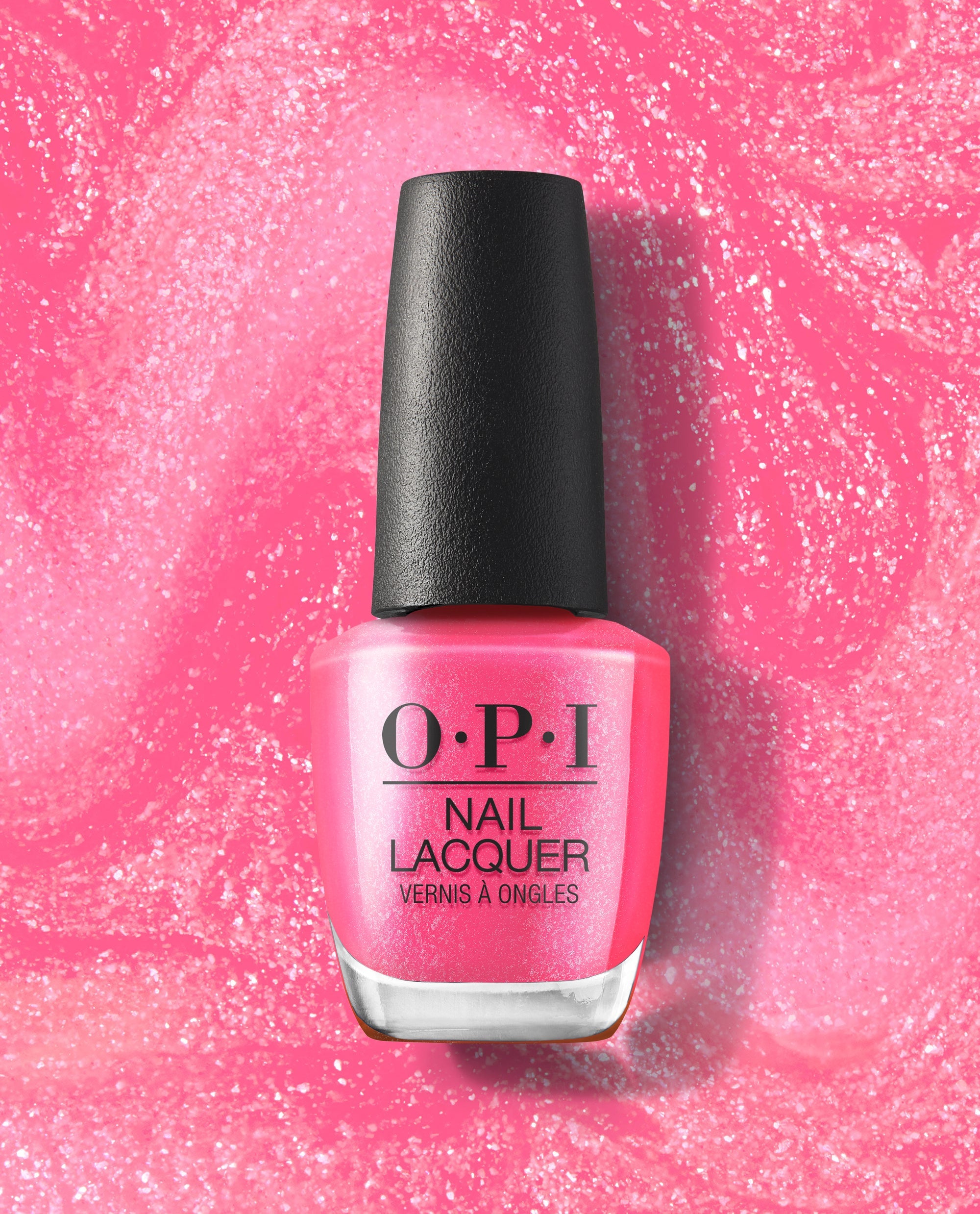 Dopa-mani Pink Shimmer Nail Polish