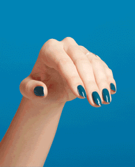 OPI Drama at La Scala Blue Dipping Powder GIF