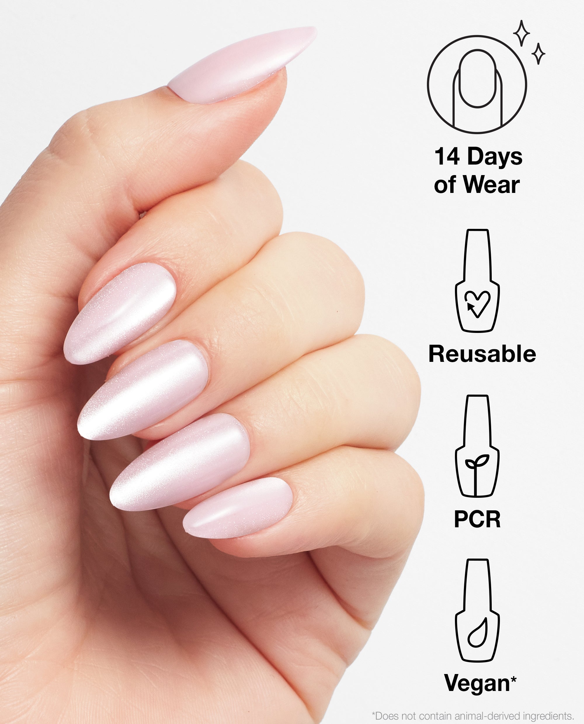 OPI xPRESS/ON Pink Velvet Press-on Nails Benefits