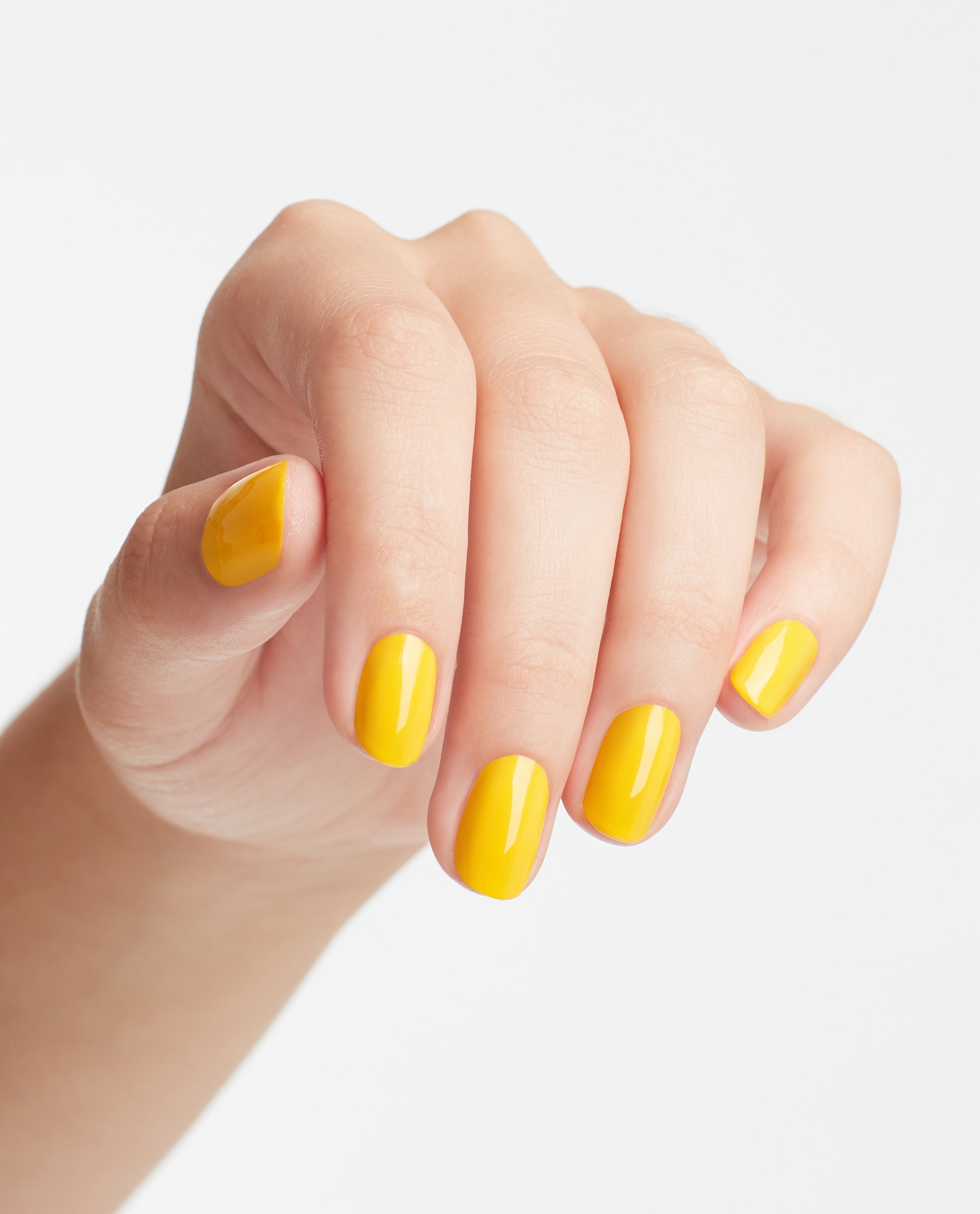 OPI Exotic Birds Do Not Tweet Yellow Dipping Powder Mani