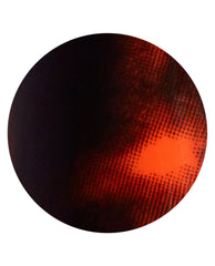 This Turtle Bytes OPI xPRESS/ON nail color swatch shows a dark burgundy-to-black shade with fiery red-orange shimmer, highlighting rich fall nail colors on a white background.