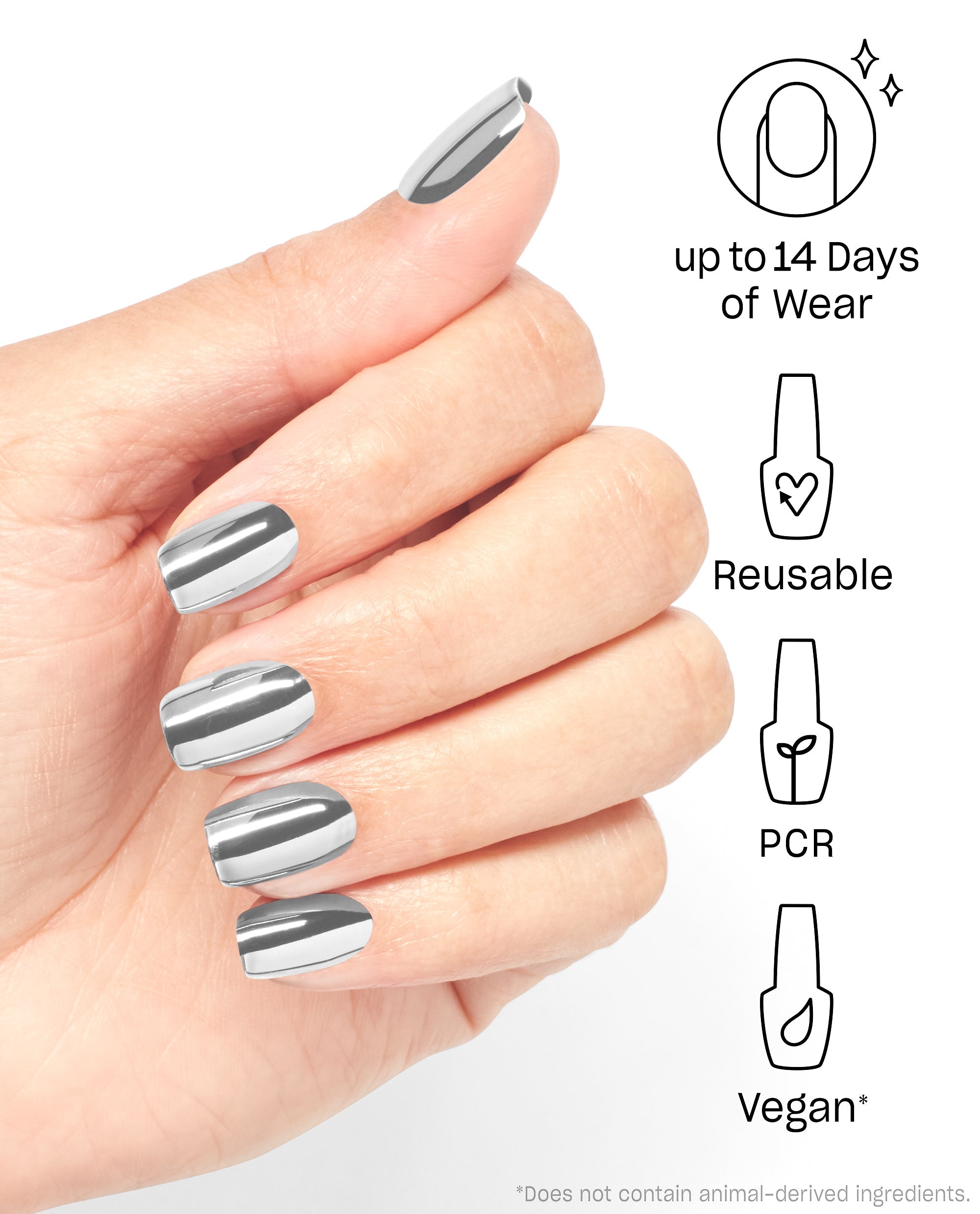 OPI Totally Metallic! Press on nails Benefits
