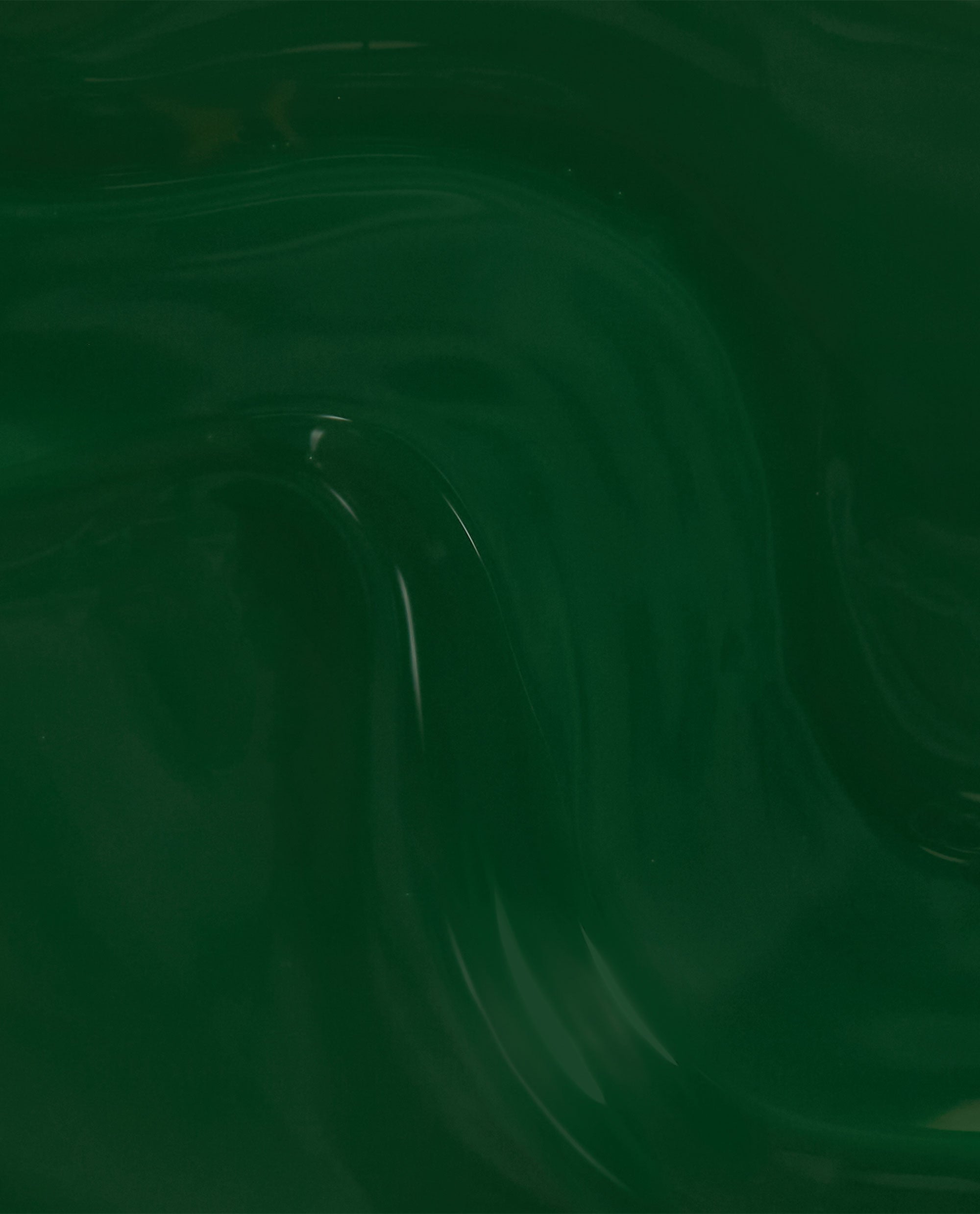 OPI Fir Surely Fast RapiDry nail lacquer swatch shows glossy deep fir green polish spread in smooth brush strokes across a close-up surface.