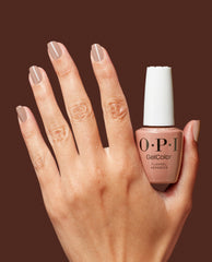 Flannel Aerobics Gel Nail Polish Hand and Bottle