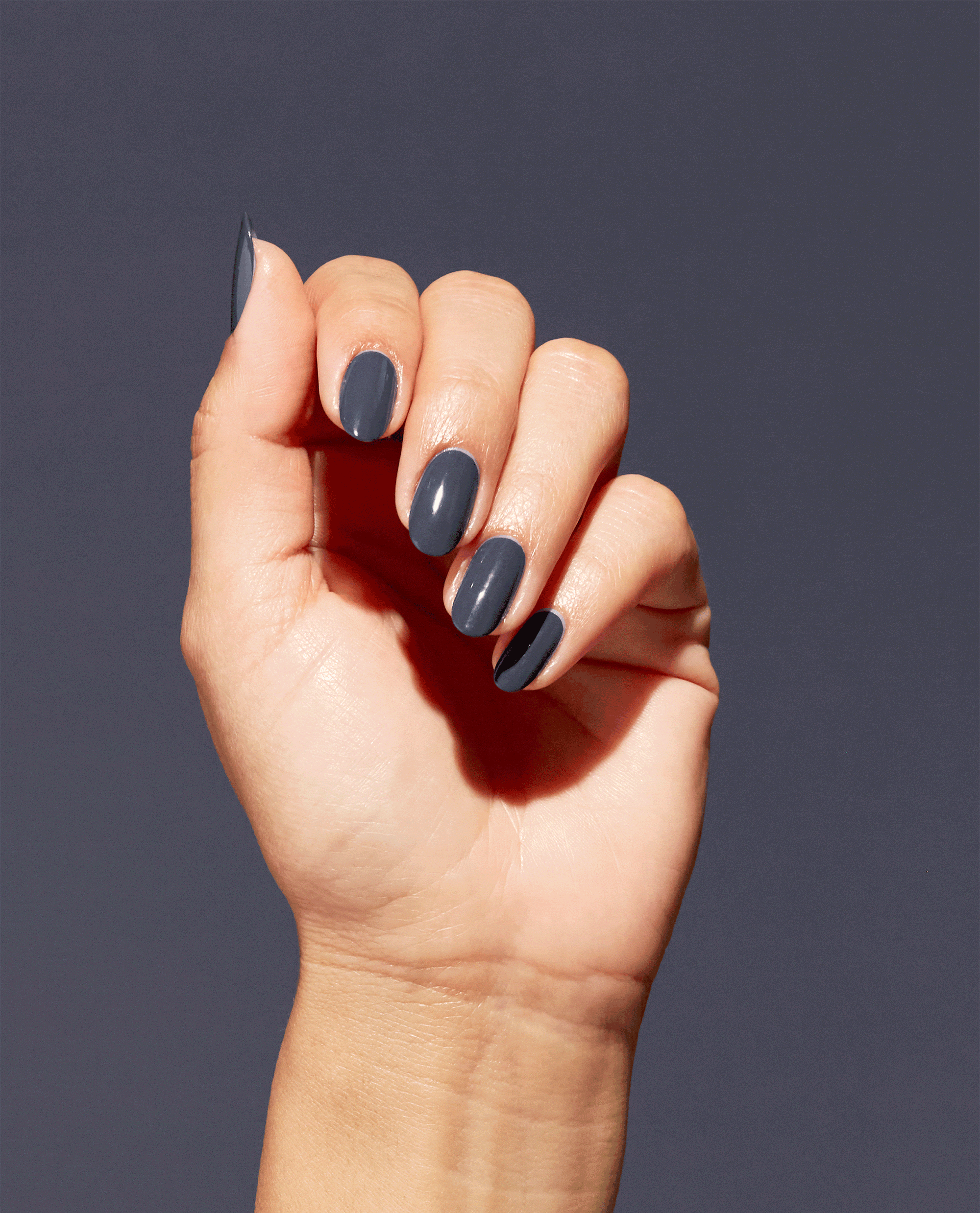 OPI Force of Nailture Blue Natural-origin Nail Polish GIF