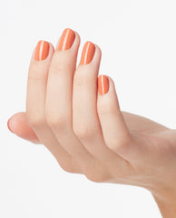 OPI Freedom of Peach Orange Nail Polish Mani