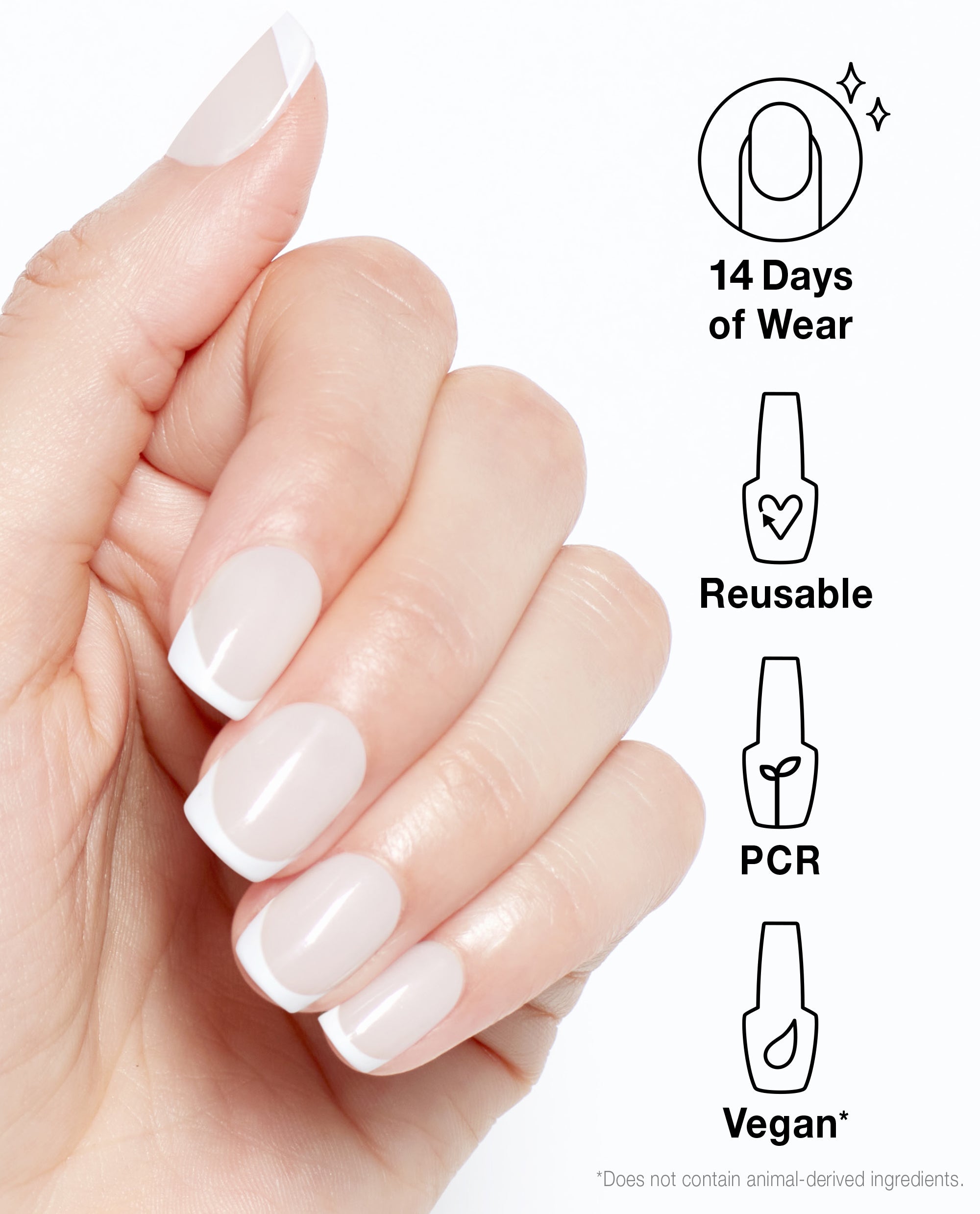 OPI French Press Nude Press-on Nails Benefits