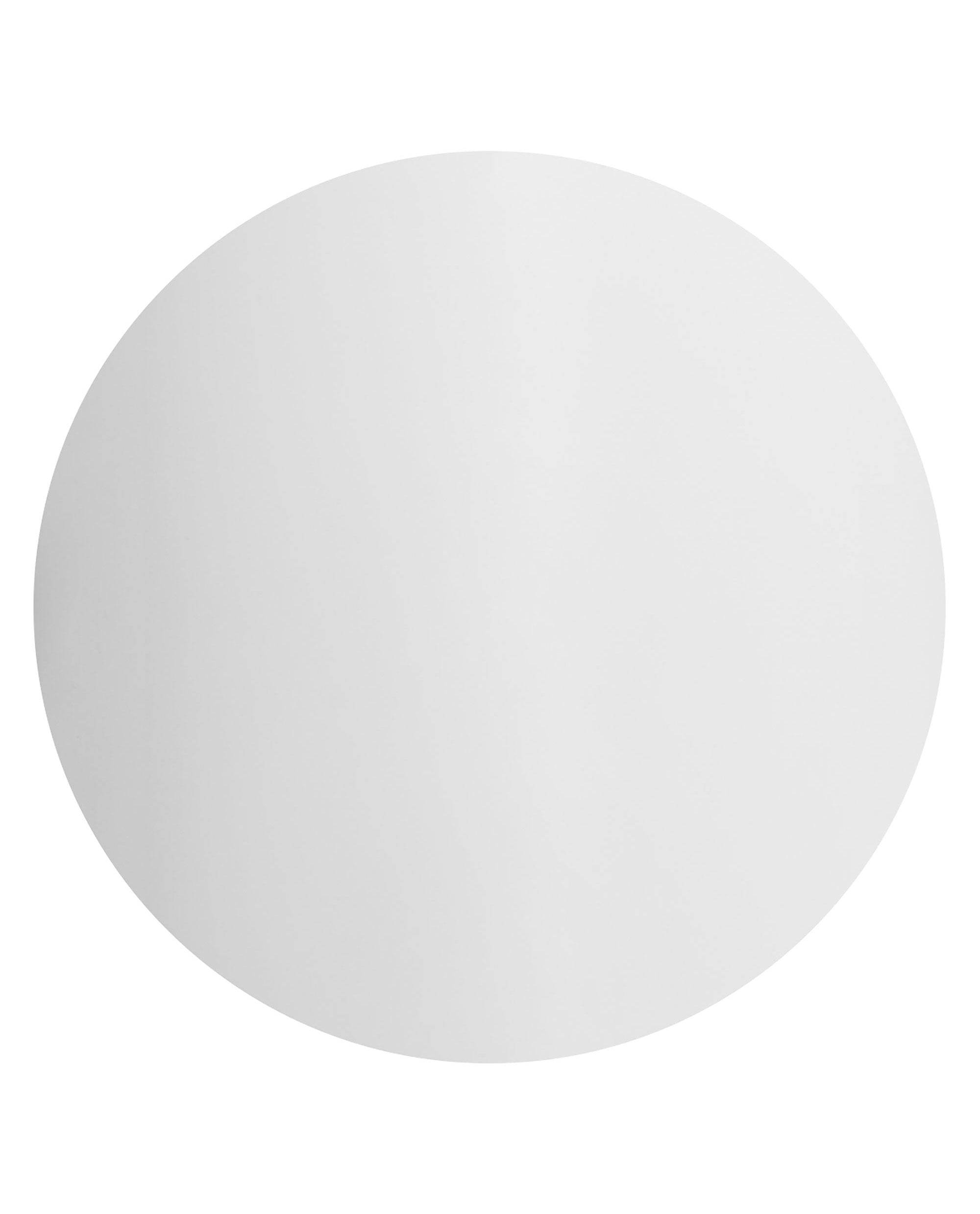 Funny Bunny OPI xPRESS/ON nail color swatch in a soft milky white shade, shown as a clean circular sample for subtle fall nail colors.