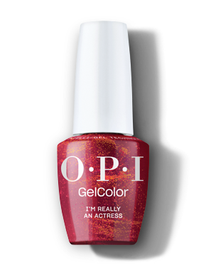 OPI I'm Really an Actress Red Gel Nail Polish -pack_shot