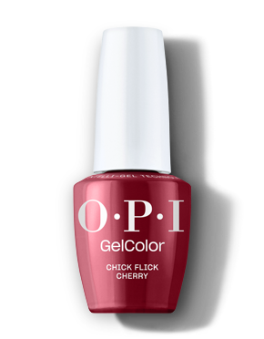OPI Chick Flick Cherry Red Gel Nail Polish -pack_shot