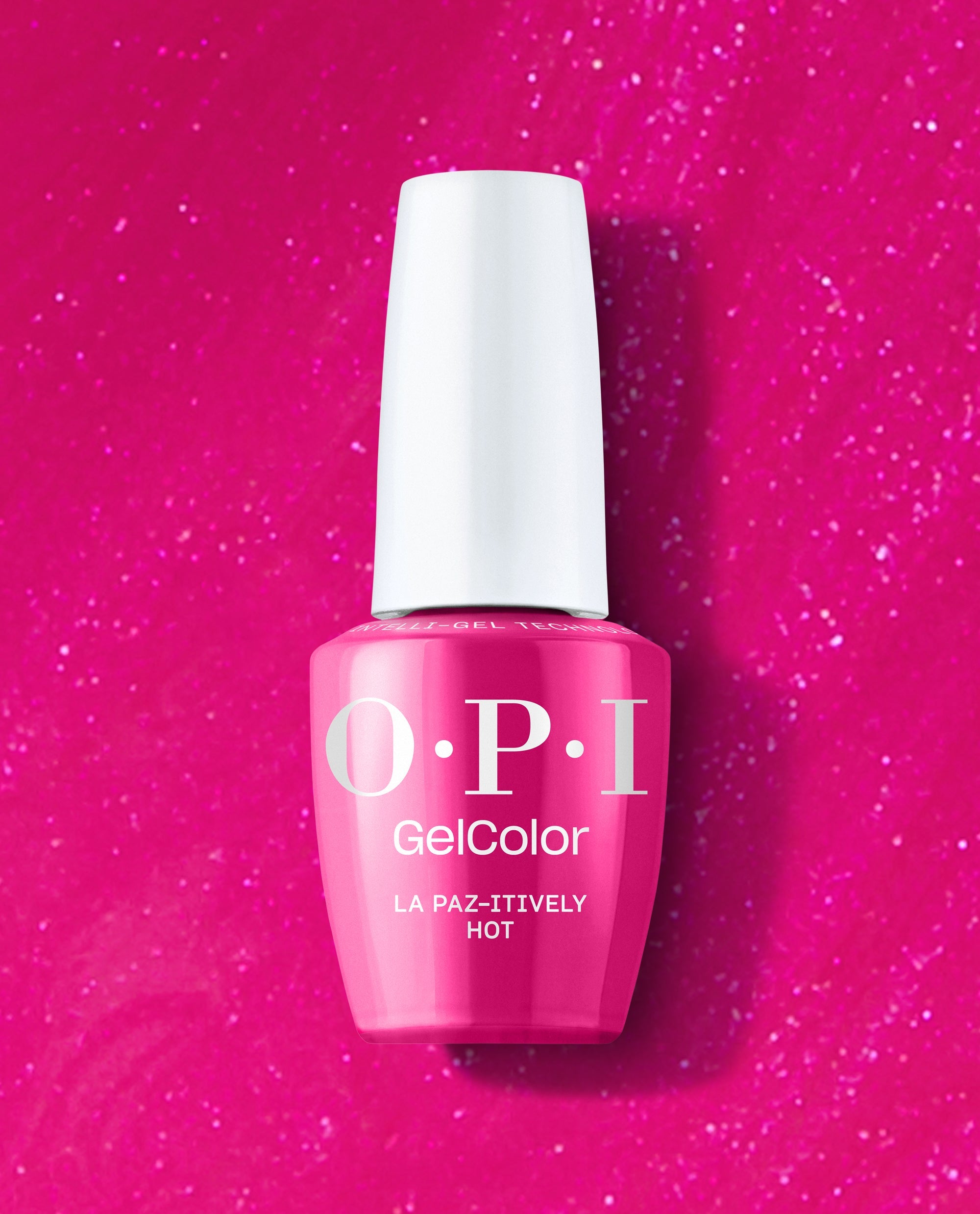 OPI La Paz-itively Hot Pink Gel Nail Polish