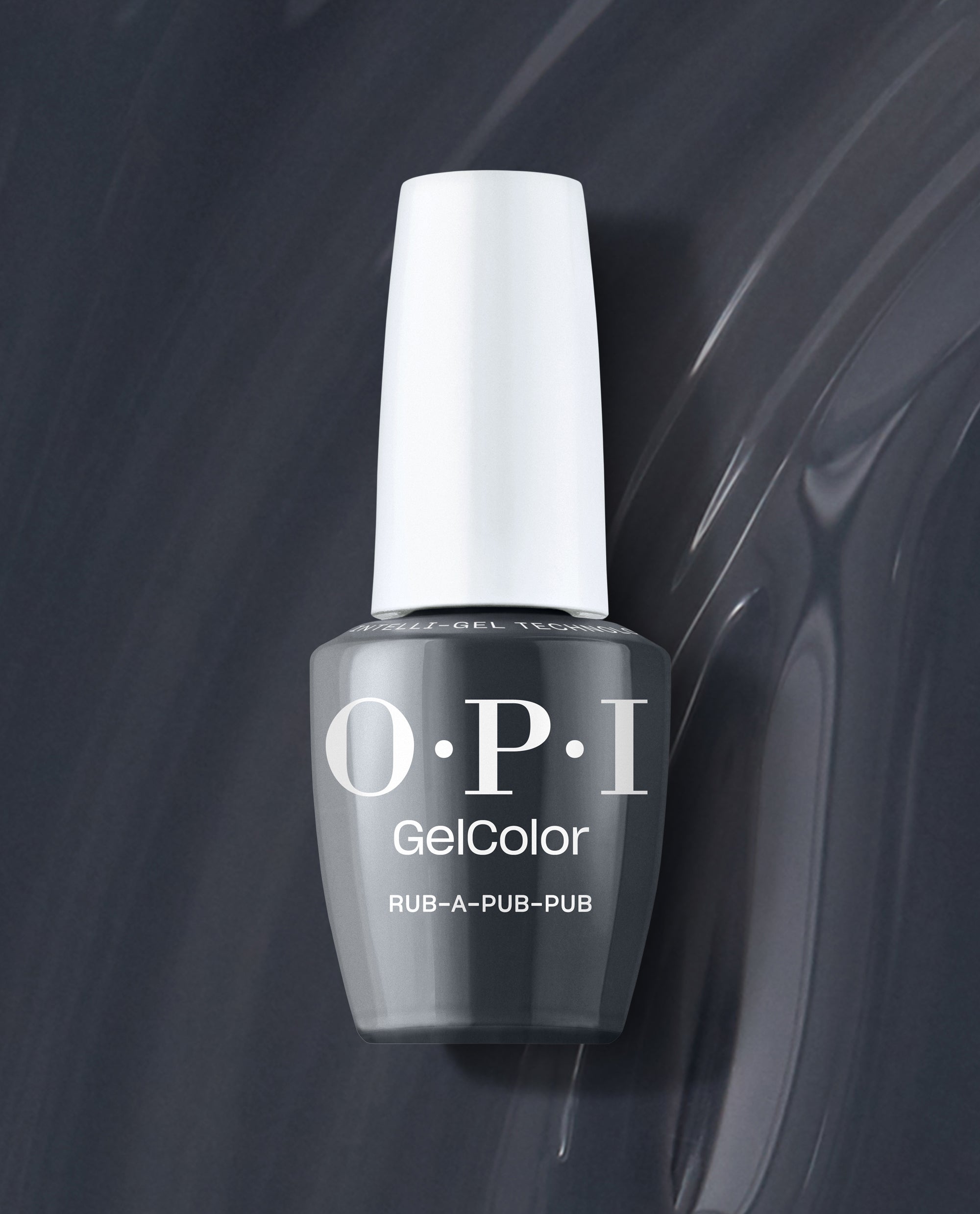 OPI Rub-a-Pub-Pub Gray Gel Nail Polish