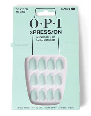OPI Gelato on My Mind - Short Blue Press-on Nails -pack_shot