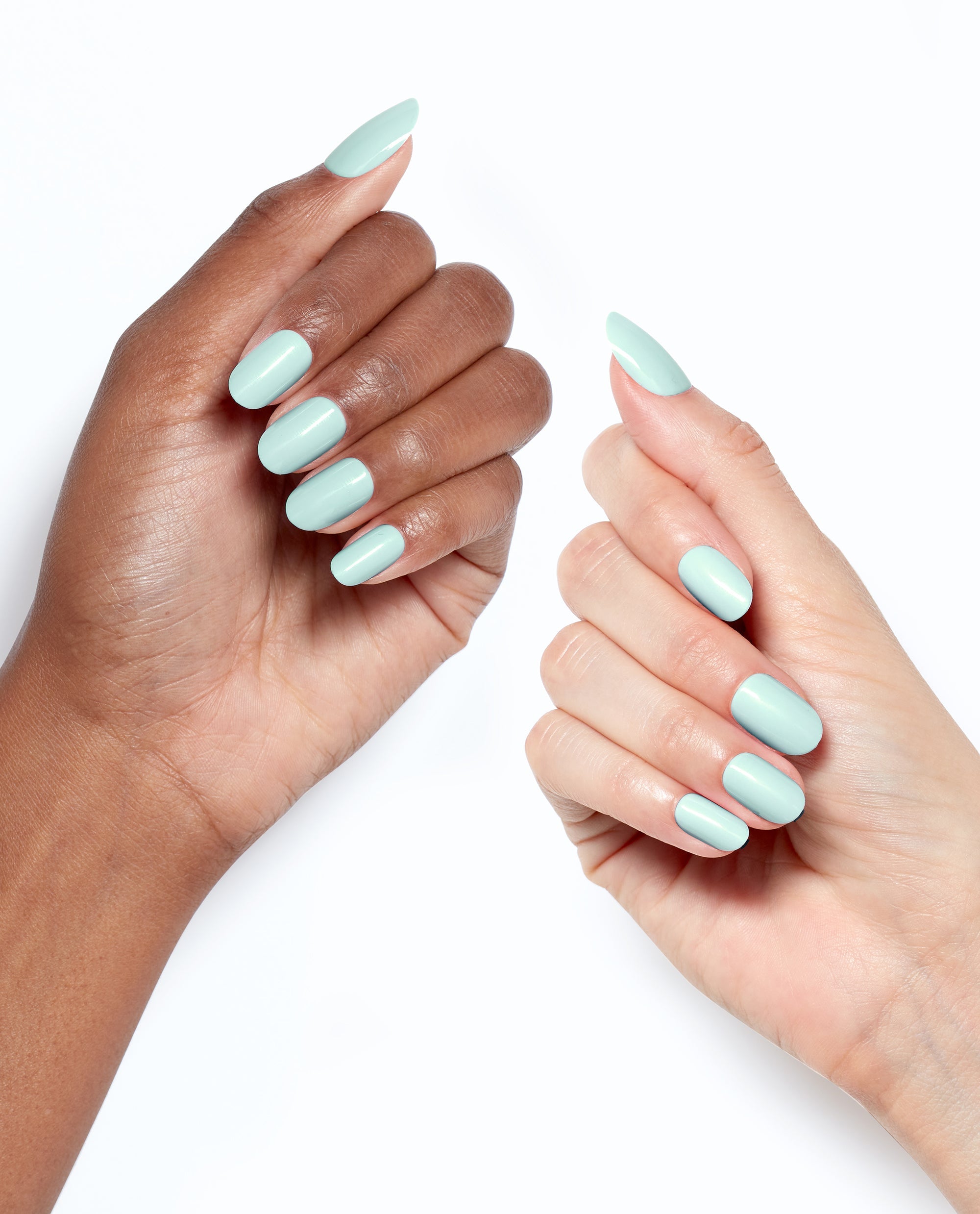 OPI Gelato on My Mind - Short Blue Press-on Nails Mani