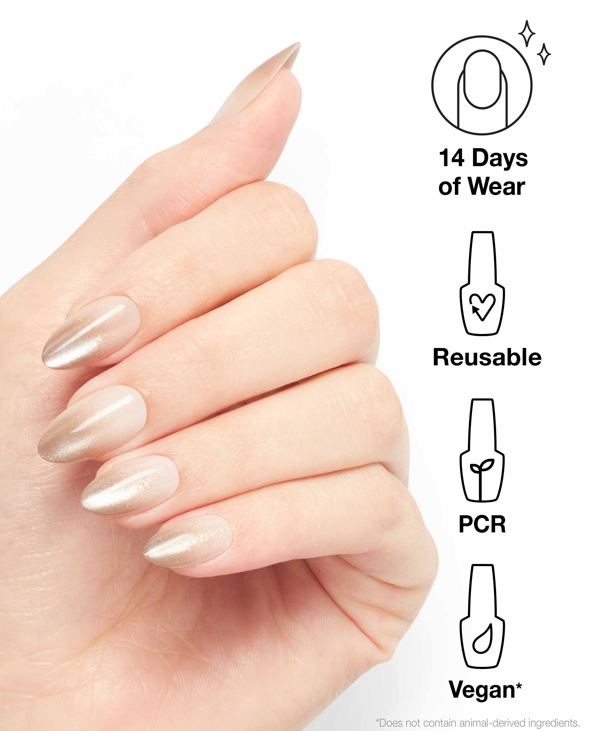 OPI Gemini'm a Flirt Neutral Press On Nails Benefits
