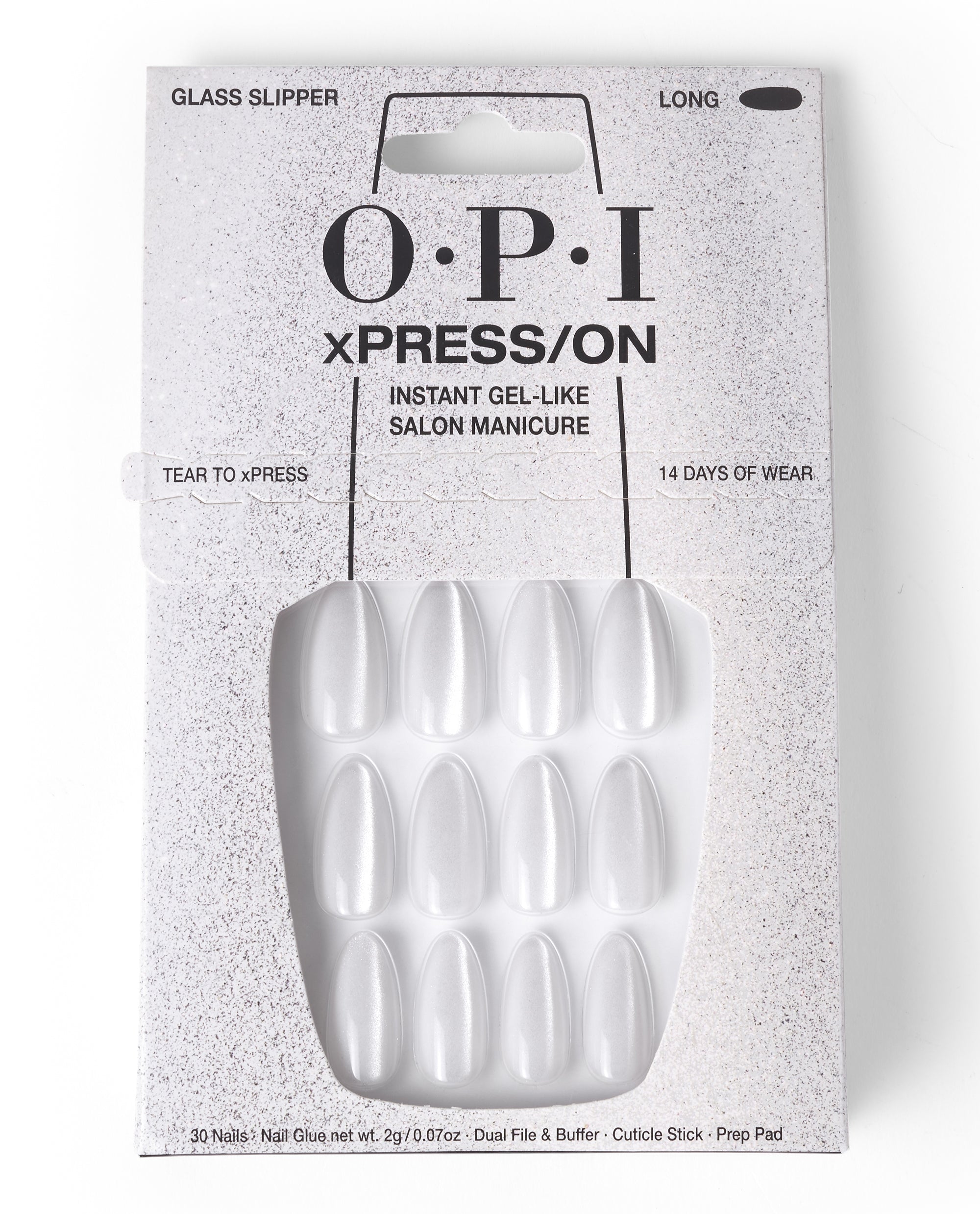 OPI xPRESS/ON White Velvet Press-on Nails