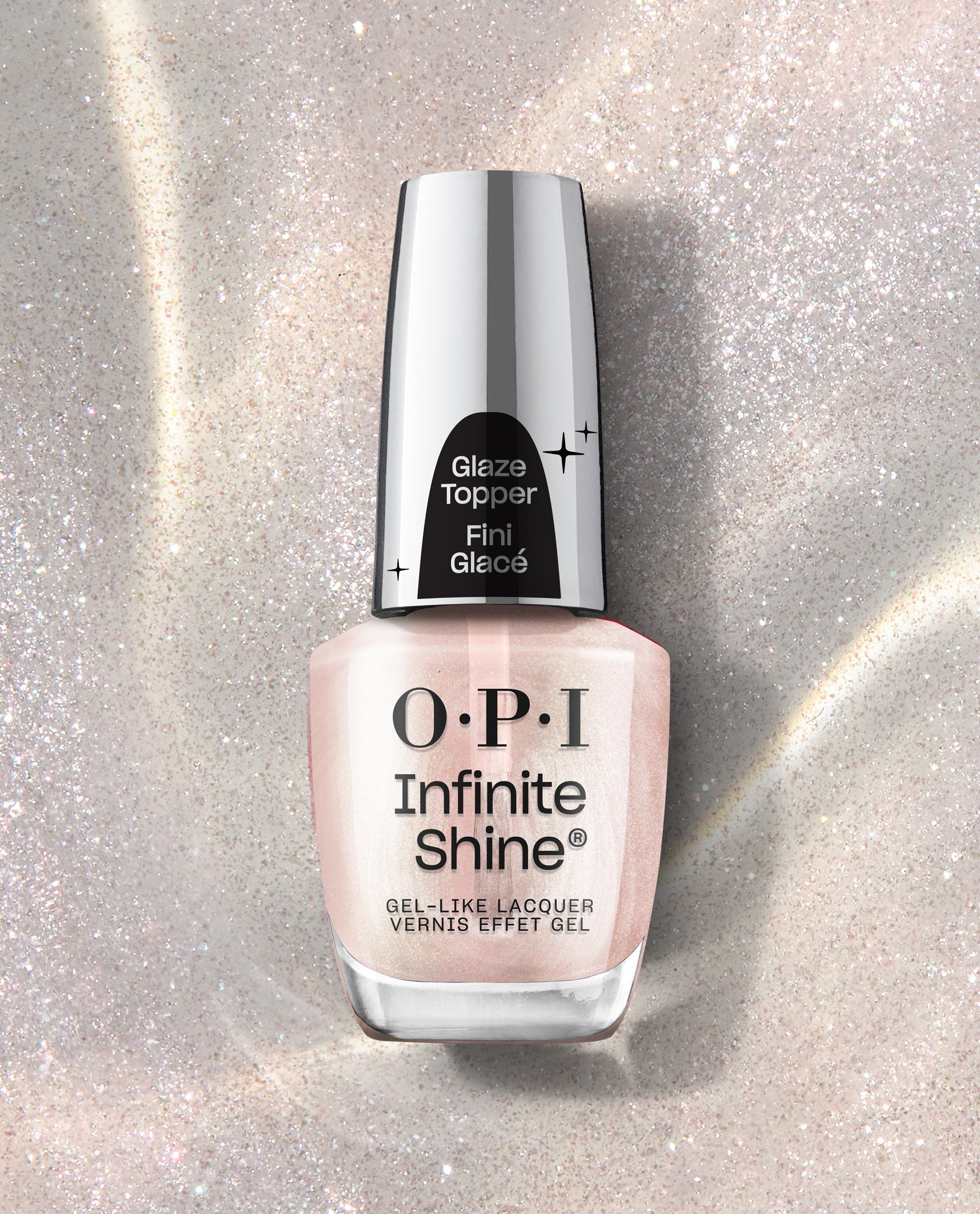 Glass Me Anything Silver Shimmer Glaze Nail Polish Topper