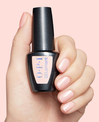 Glazed Donut Pink At-home Gel Nail Polish Hand and Bottle