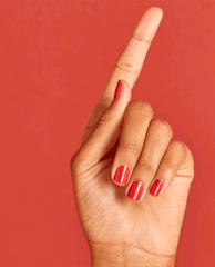 OPI Go with the Lava Flow Red Nail Polish GIF