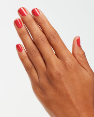 OPI Go with the Lava Flow Red Nail Polish Mani