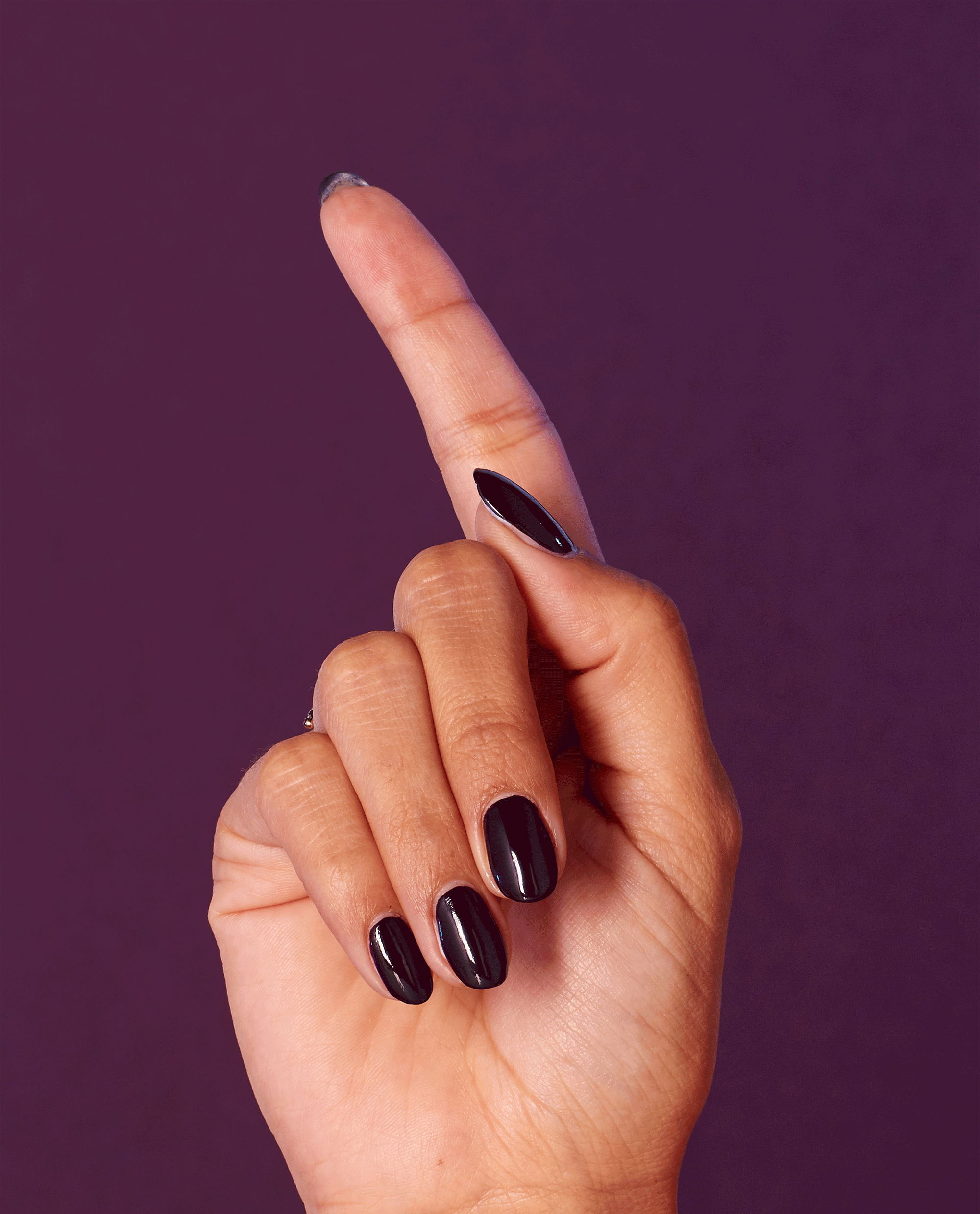 OPI Good Girls Gone Plaid Purple Dipping Powder GIF