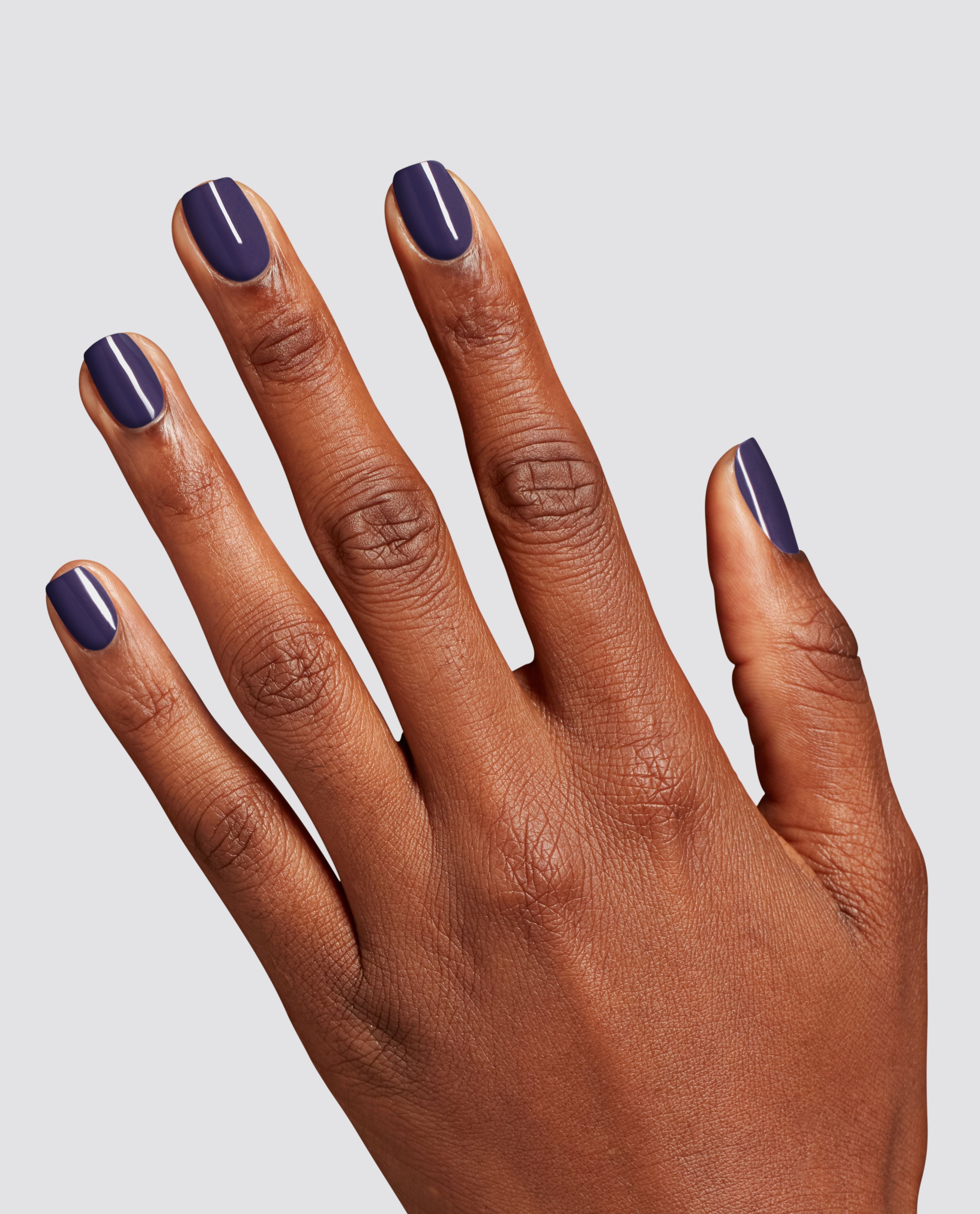 Havin’ a Candy Ol’ Time Blue Gel Nail Polish Mani