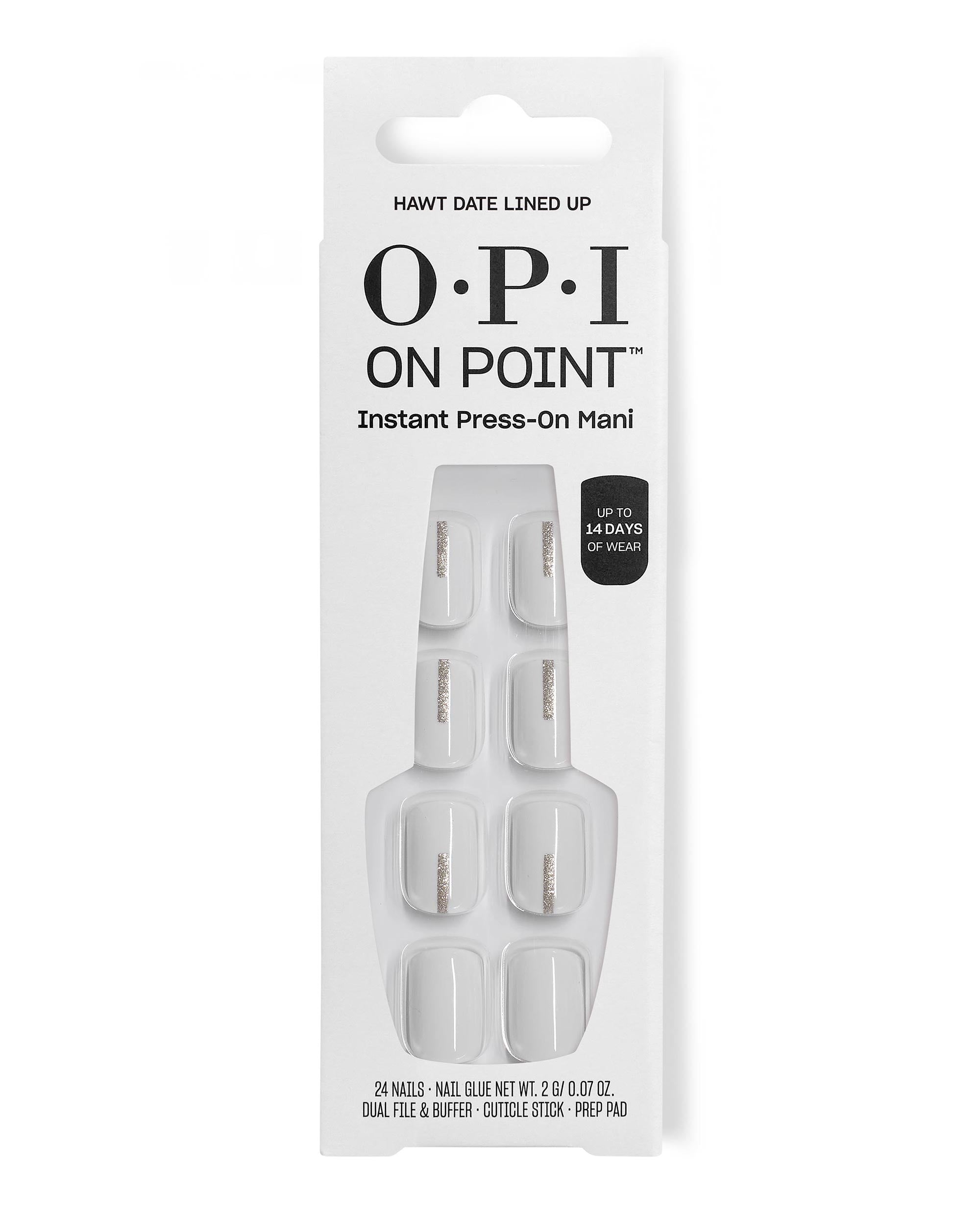 Hawt Date Lined Up Press-on Nails