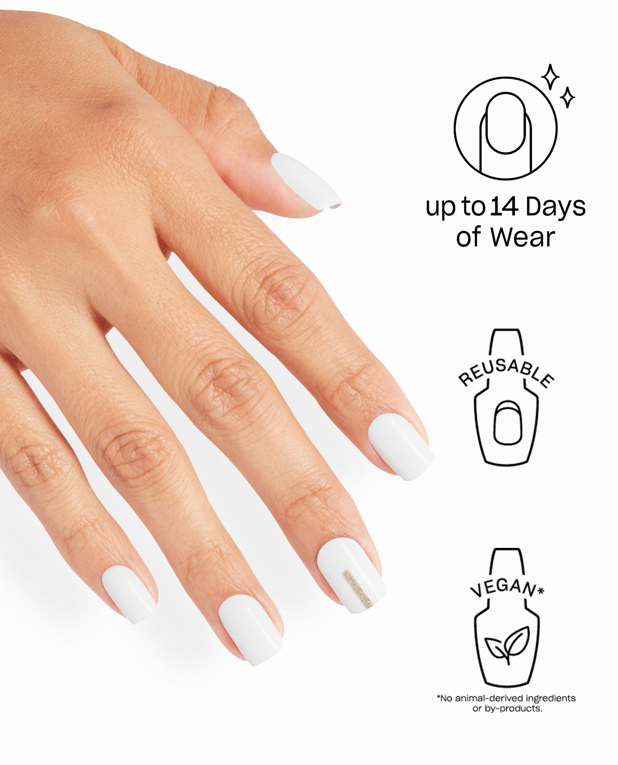 Hawt Date Lined Up Press-on Nails Benefits