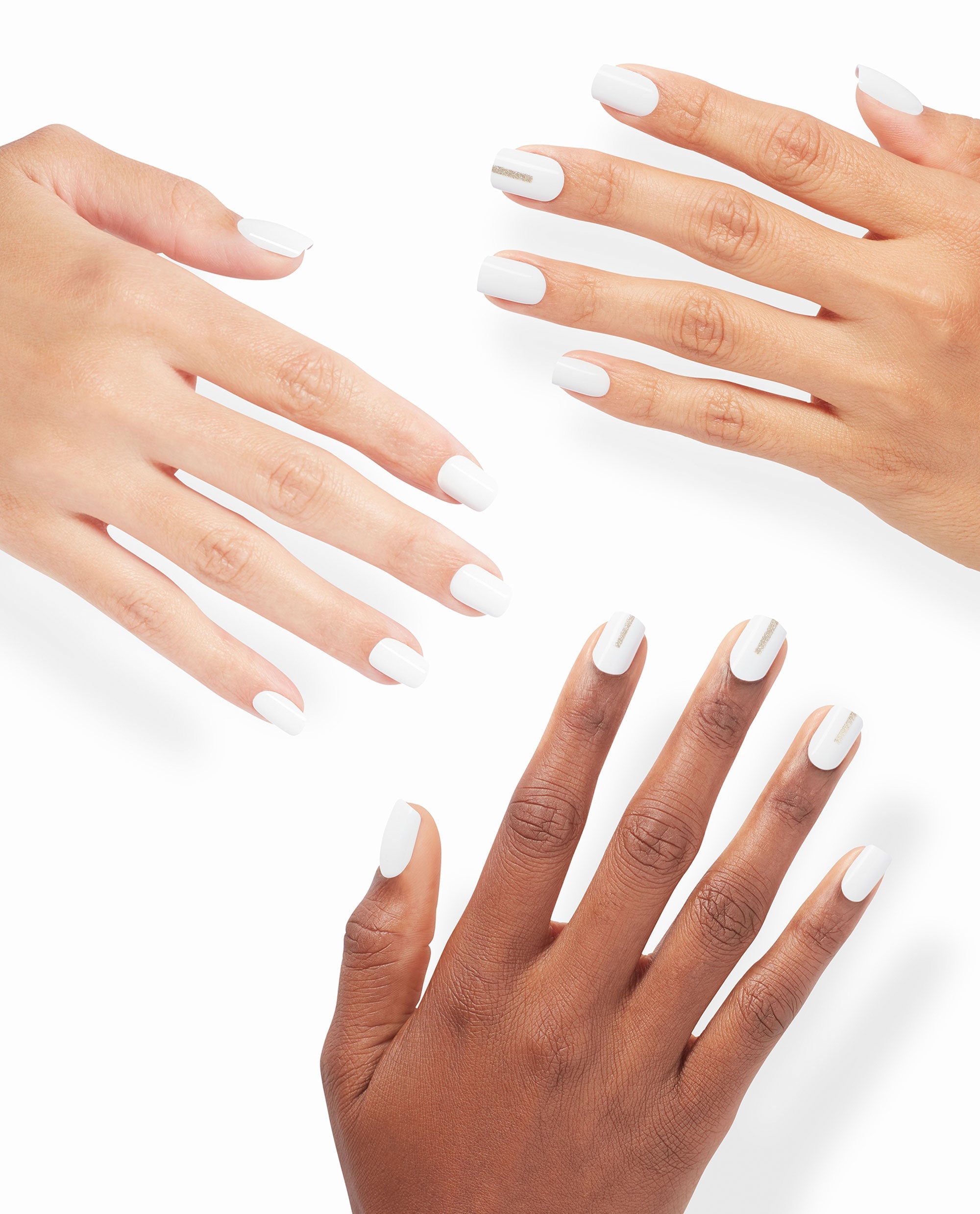 Hawt Date Lined Up Press-on Nails Mani