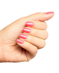 If U Like Pinka Coladas Flamingo Pink Shimmer Nail Dip Powder Mani