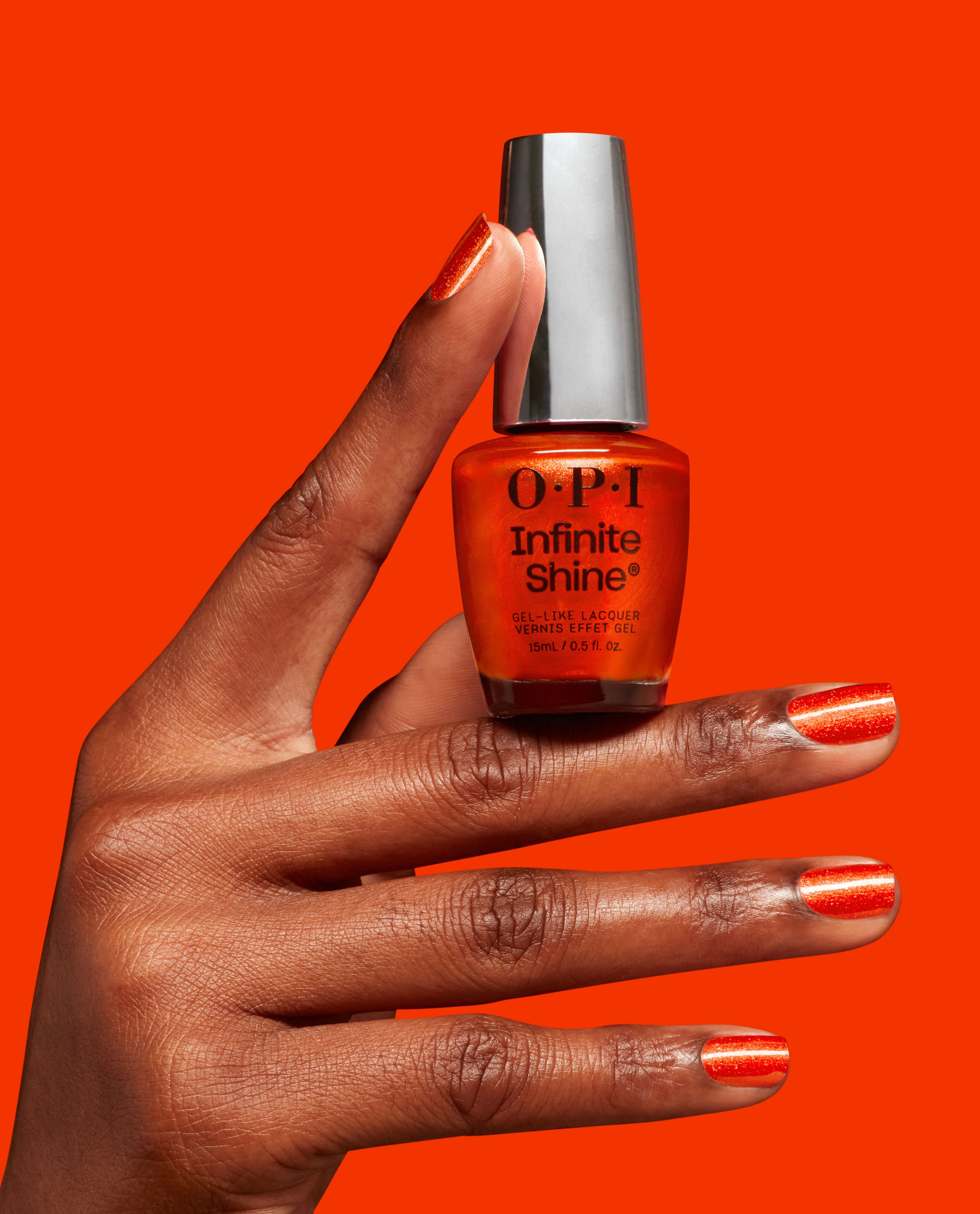 I’m a Natural Gingerbread Orange Long-lasting Nail Polish Hand and Bottle