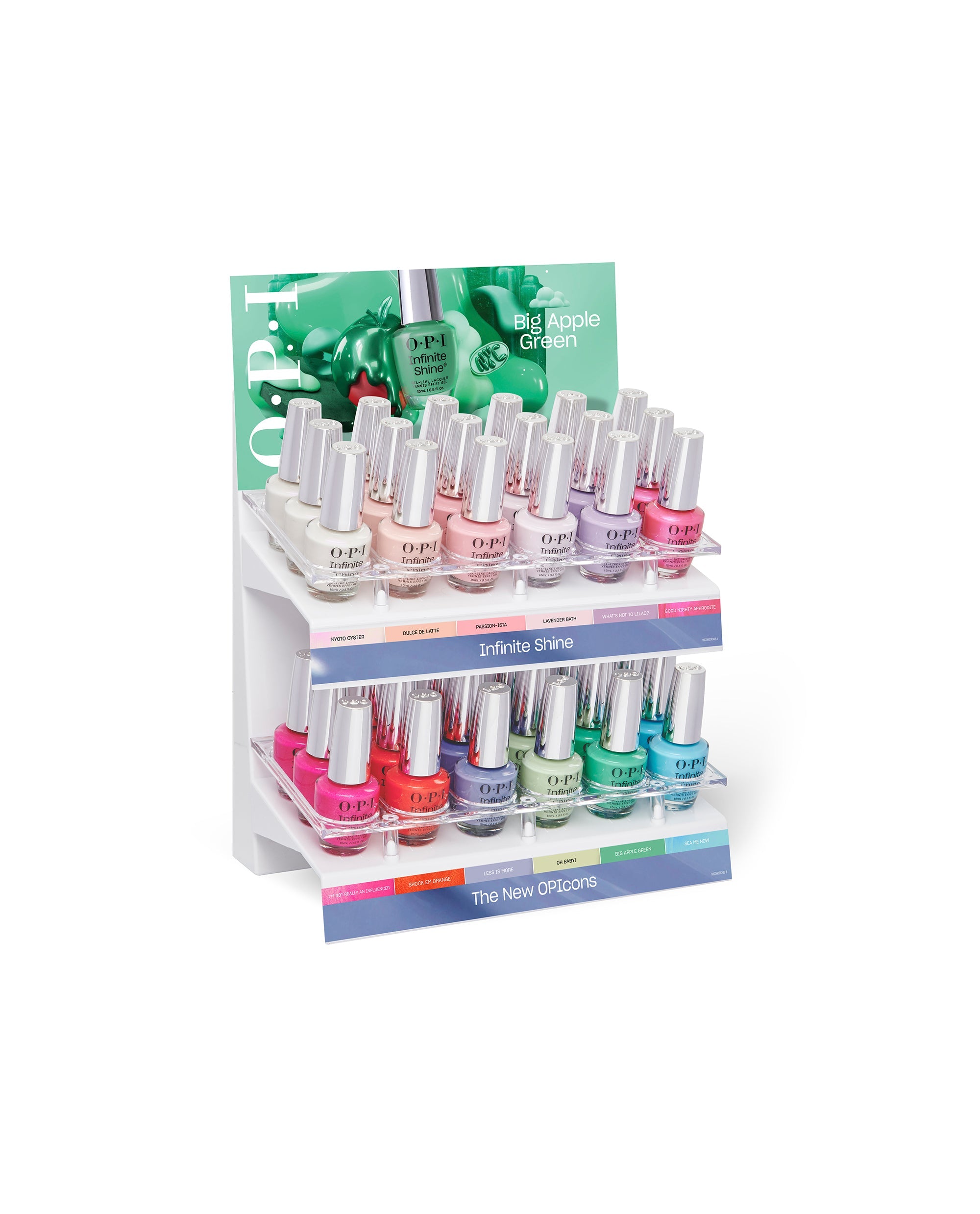 Spring '26 Infinite Shine 36pc Acrylic Display Front