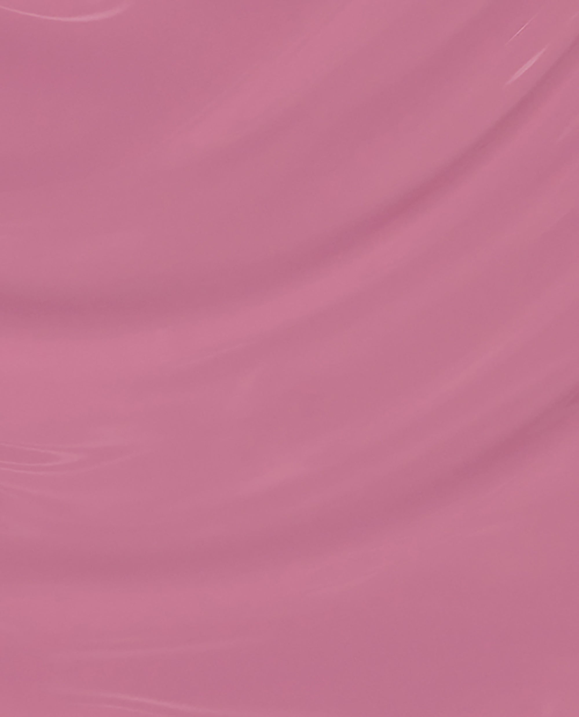Glossy swipe of Knowledge is Flower, an OPI Nature Strong Vegan Nail Lacquer in creamy medium rose-pink, shown as a smooth flowing brush swatch to highlight color and shine, ideal for a feminine OPI nail polish gift set.
