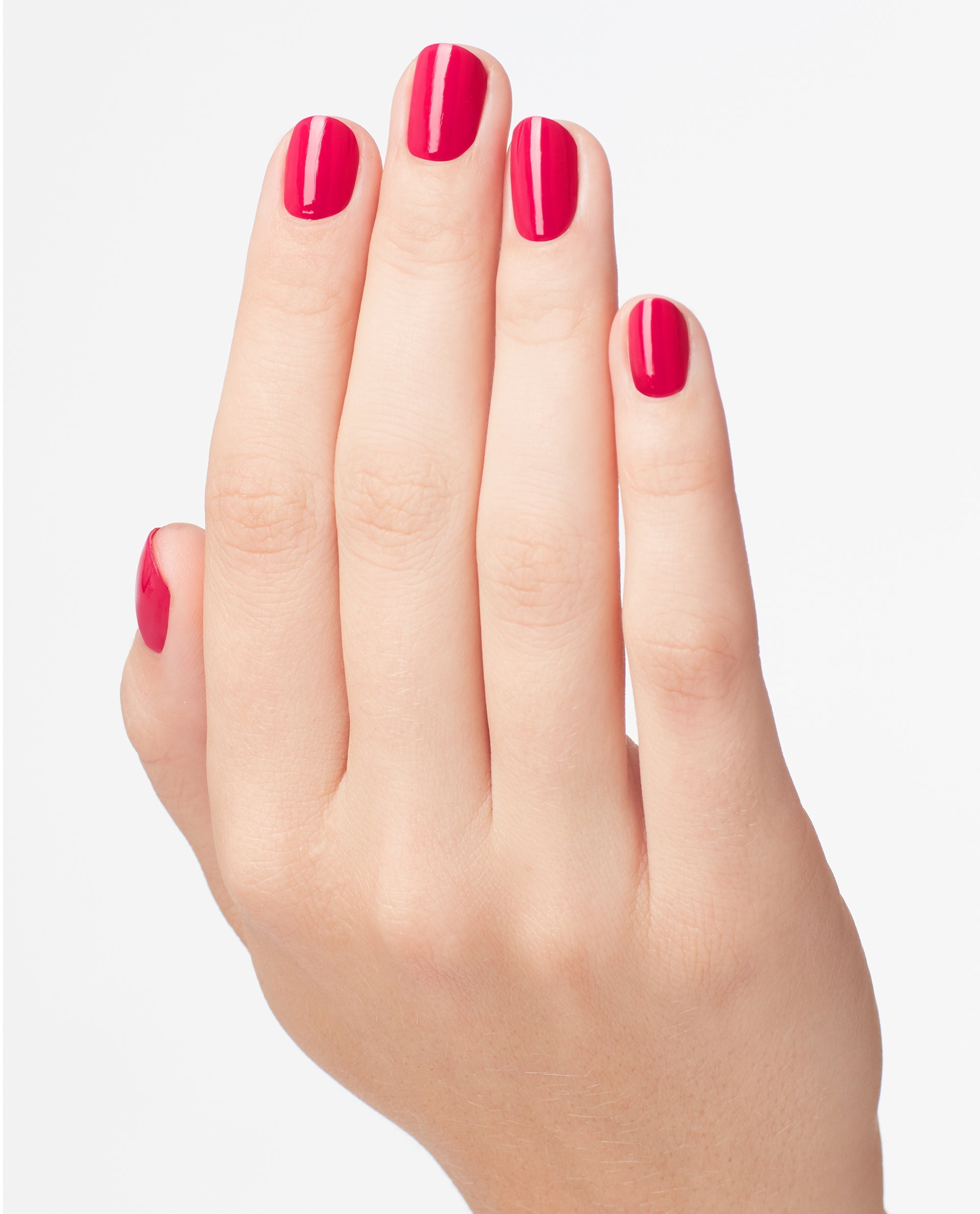 Koala Bear-y Berry Pink Gel Nail Polish Mani