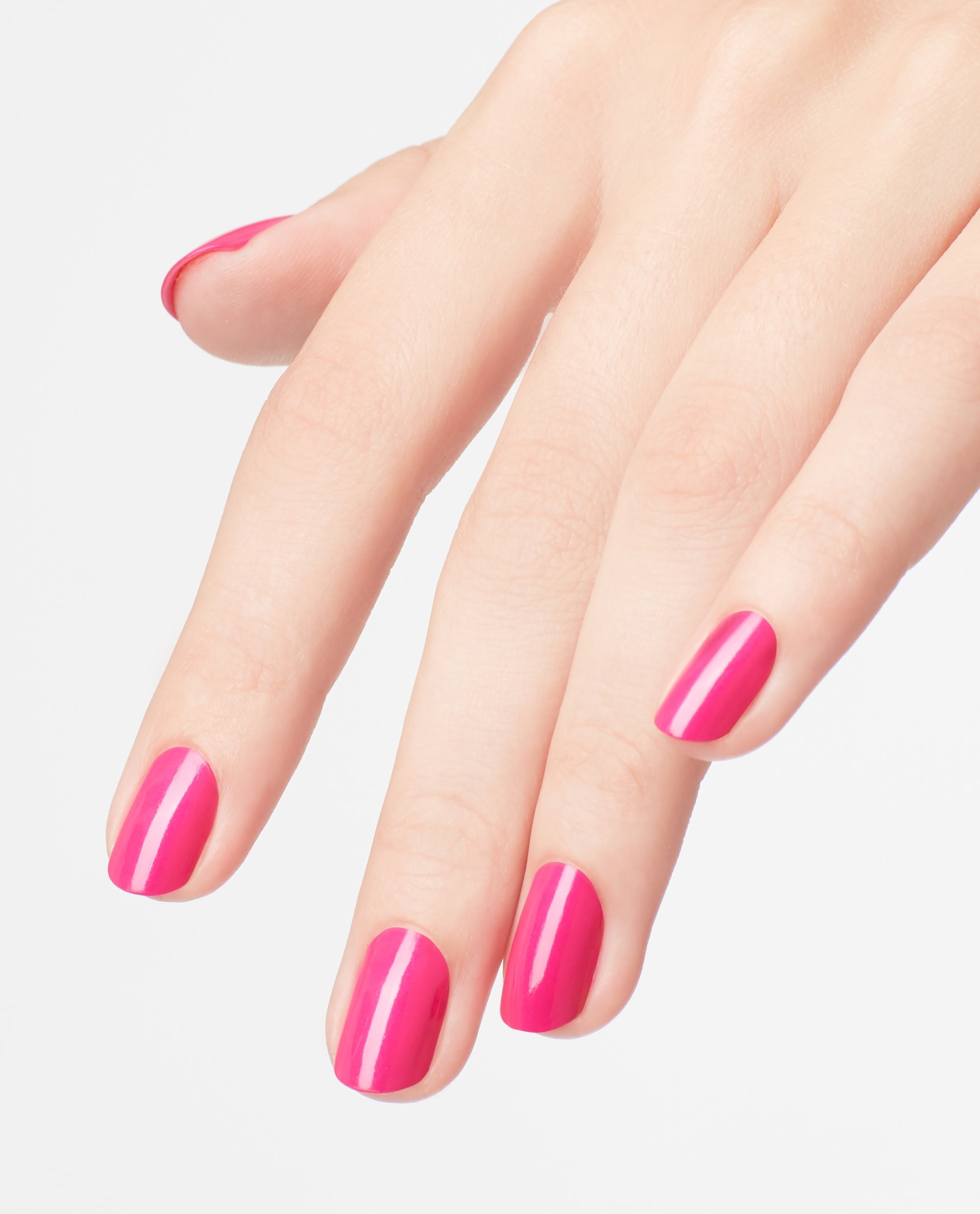OPI La Paz-itively Hot Pink Nail Polish Mani