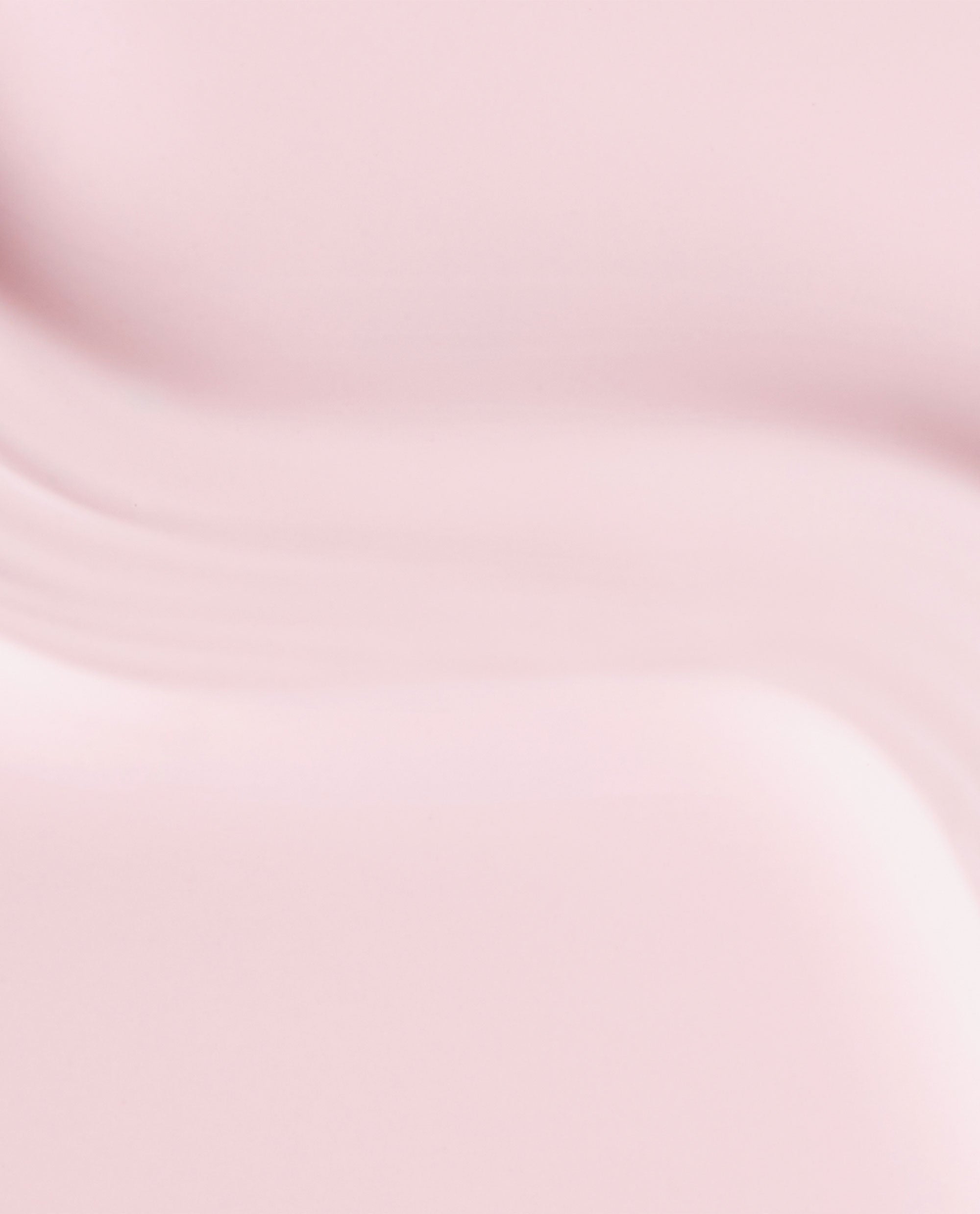 OPI Lavender Bath Infinite Shine nail polish swatch showing a soft pale lavender-pink shade with a smooth glossy finish on a close-up lacquer surface.