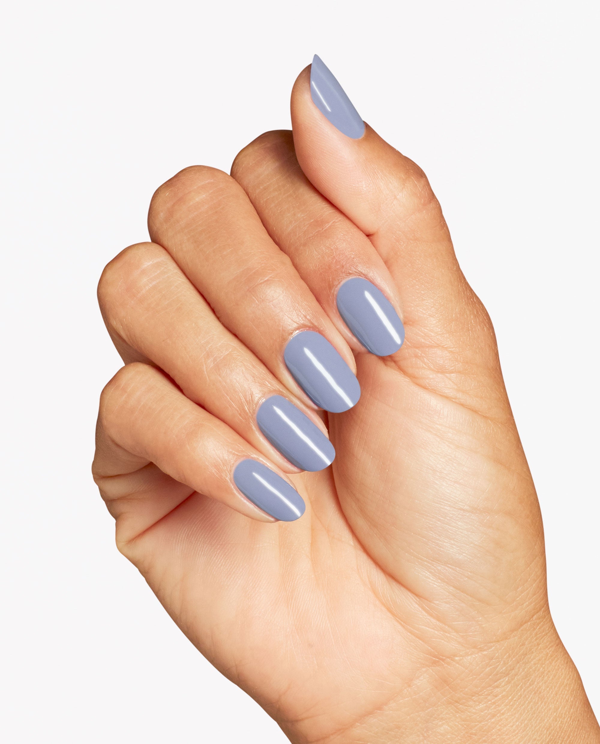 Less is More Blue Purple Long Lasting Nail Polish Mani