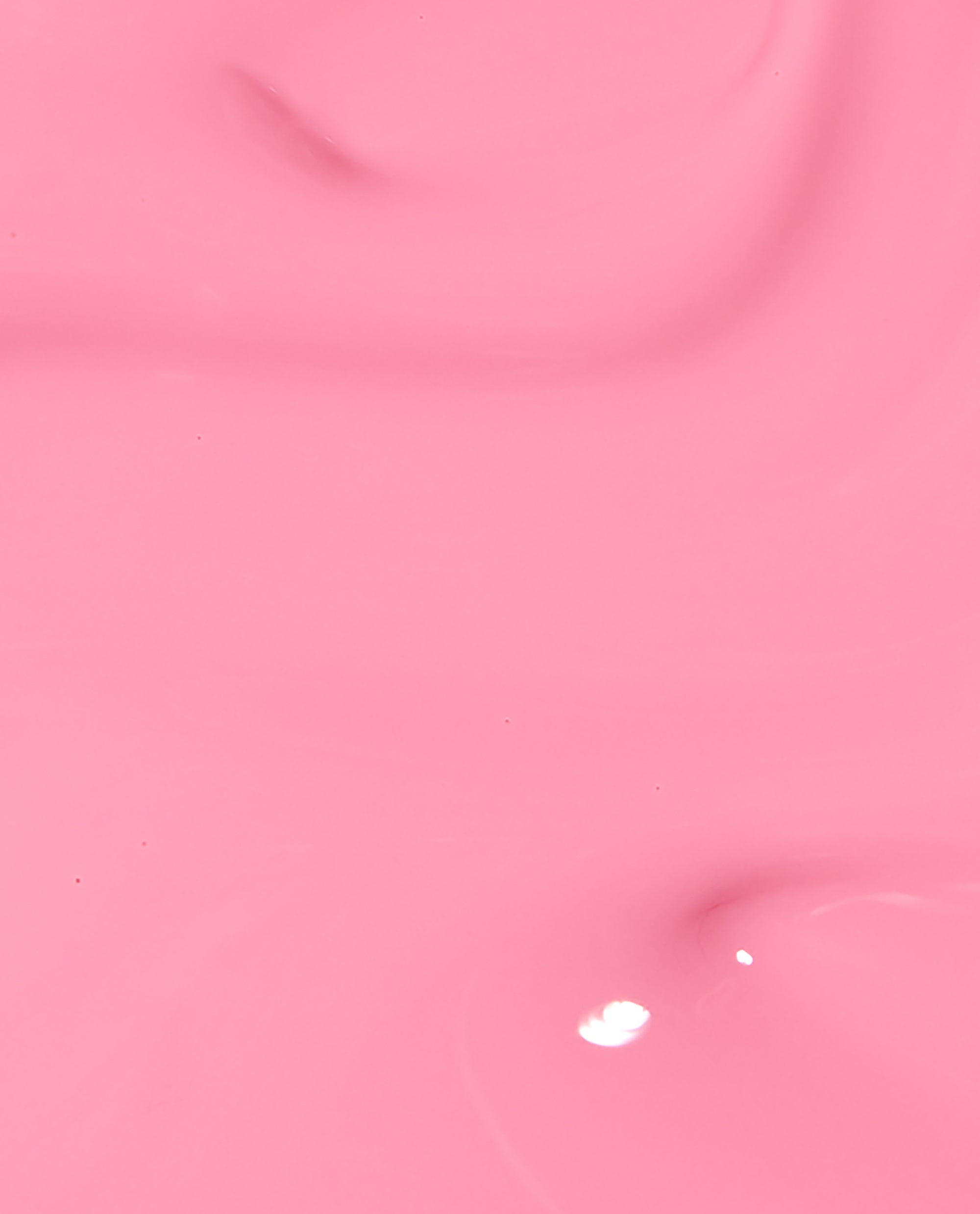 Glossy brushstroke of OPI nail polish in Lima Tell You About This Color!, showing a smooth, creamy medium pink nail lacquer swatch with subtle ripples and highlights against a solid background for an even, vibrant manicure look.