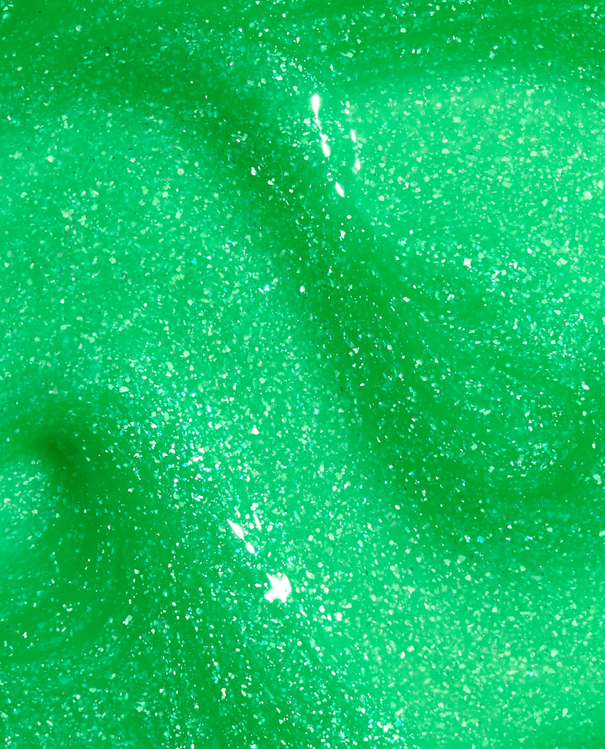 Lime of My Life Green Shimmer Nail Polish Swatch