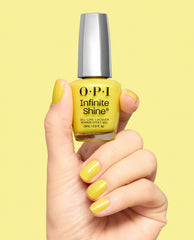 Limon-yello! Lemon Yellow Shimmer Long Lasting Nail Polish Hand and Product