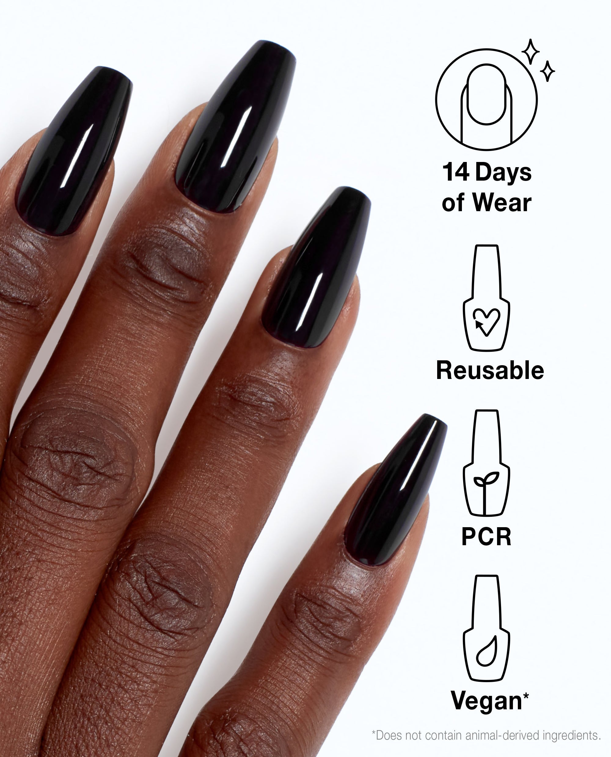 OPI Lincoln Park After Dark - Long Purple Press-on Nails Benefits
