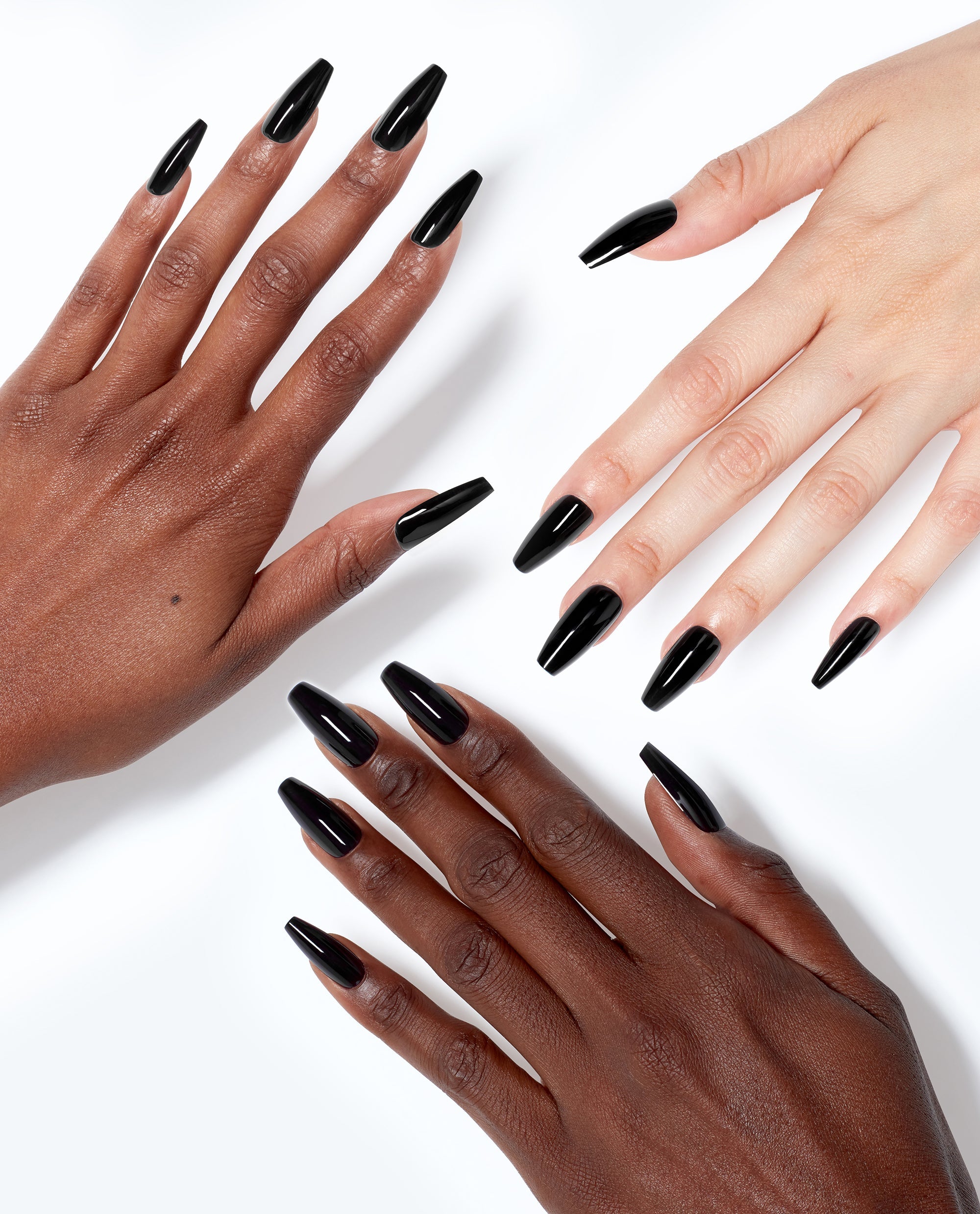 OPI Lincoln Park After Dark - Long Purple Press-on Nails Mani