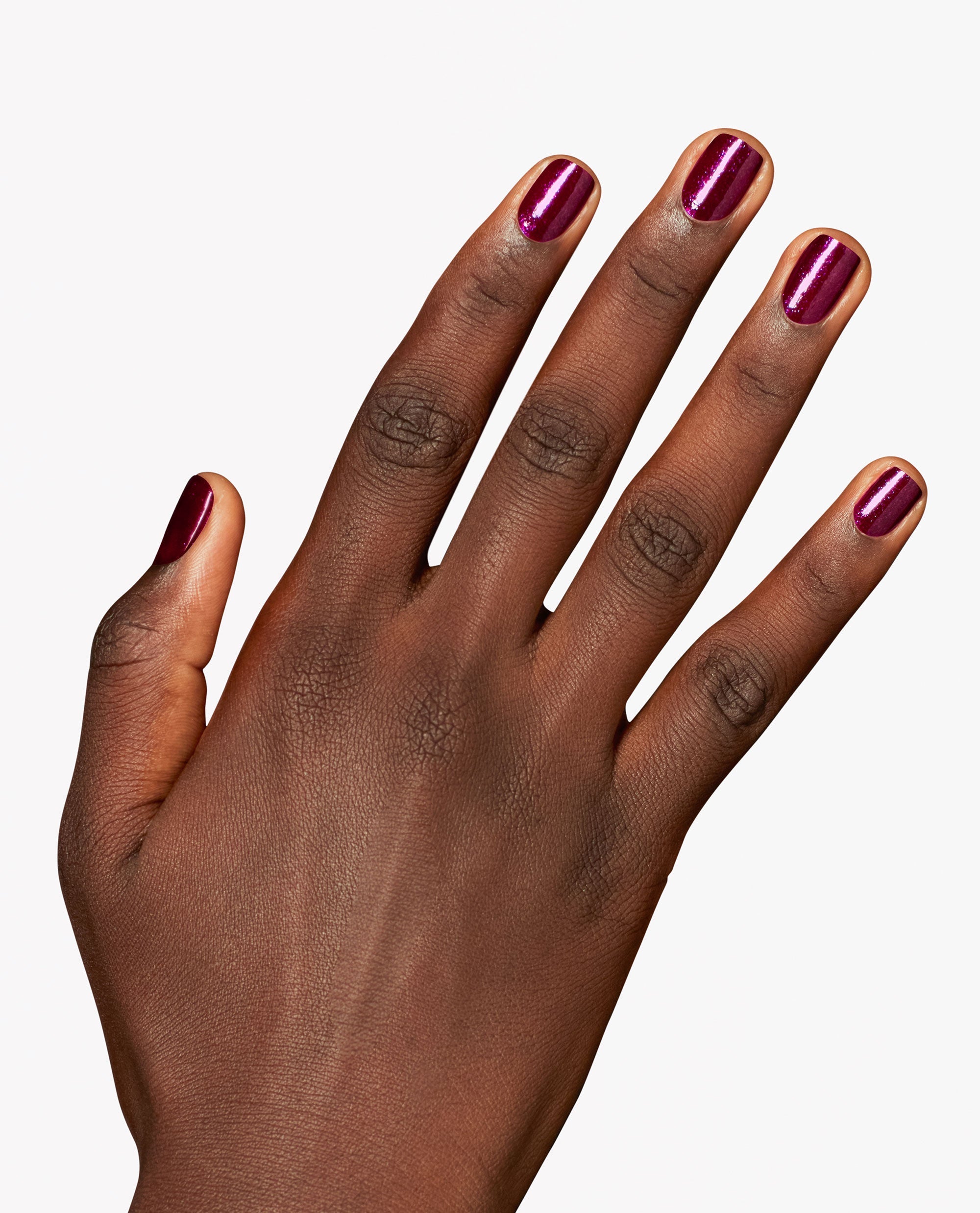 Lincoln Park After Brunch Shimmery Purple Gel Nail Polish Mani